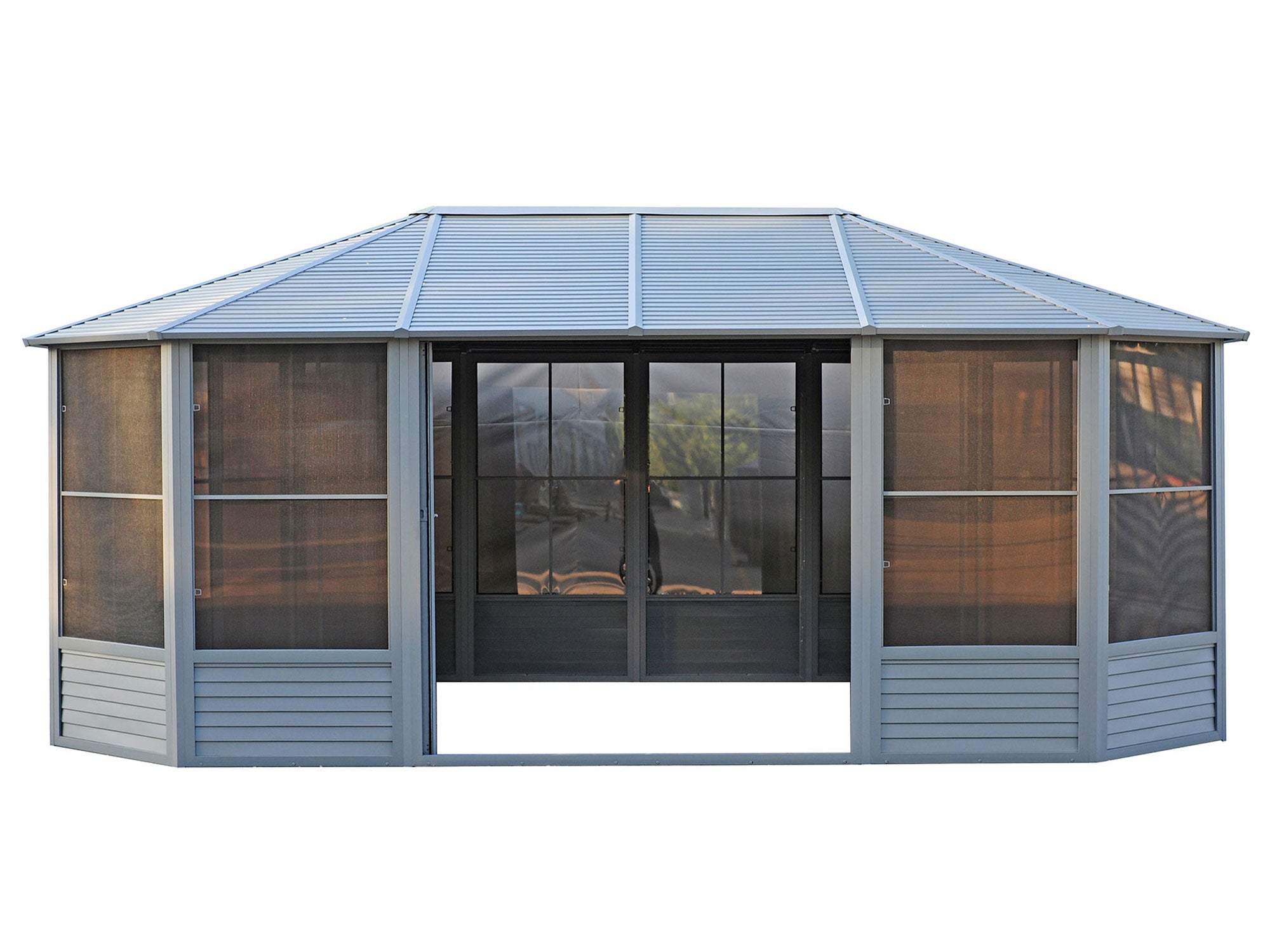 Gazebo Penguin Florence Solarium 12' x 18' Metal Roof