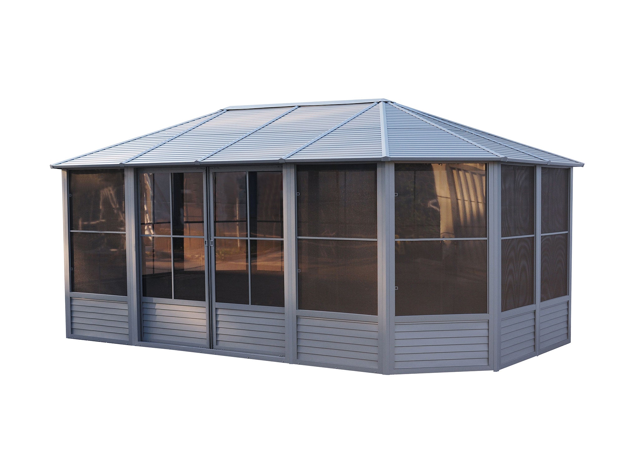 Gazebo Penguin Florence Solarium 12' x 18' Metal Roof