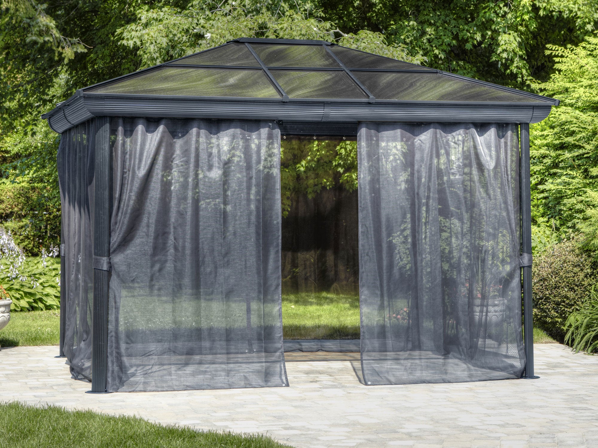 Gazebo Penguin Venus Gazebo 10'x14' Polycarbonate Roof