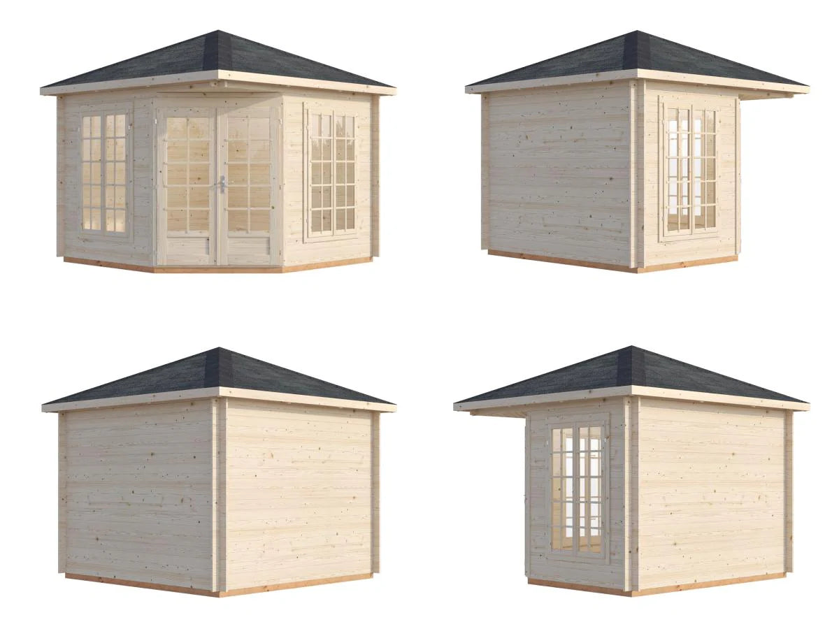 Allwood | Melanie Classic Corner Cabin Summer House | 75 sqft