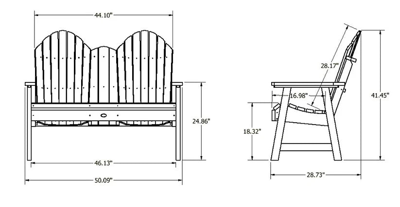 Sequoia Professional Lighthouse Bench 4ft.