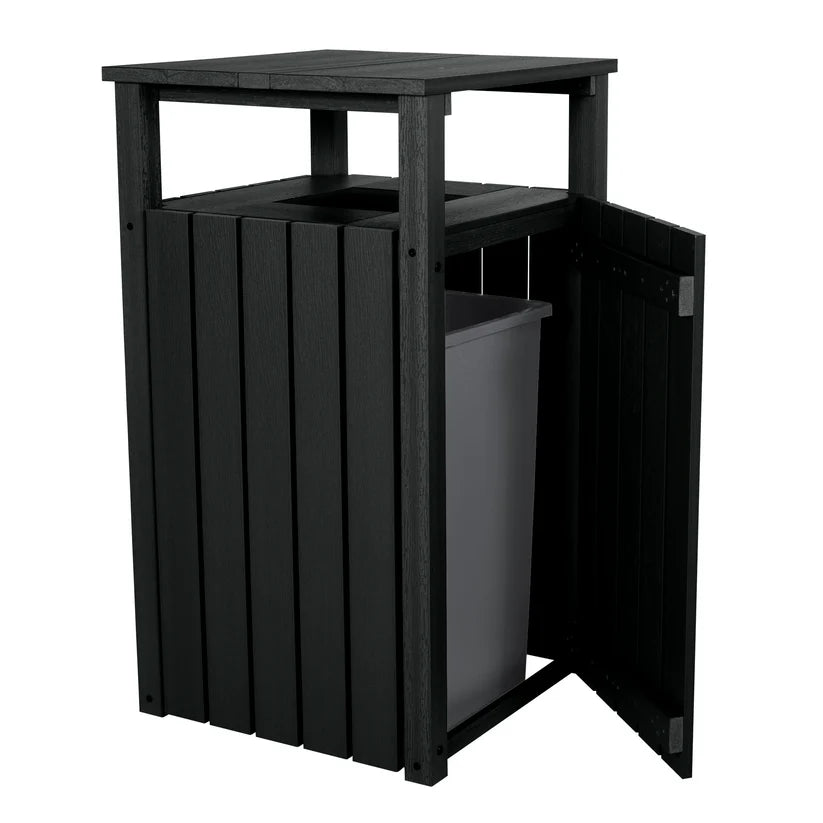 Sequoia Professional Commercial Trash Can with Hood