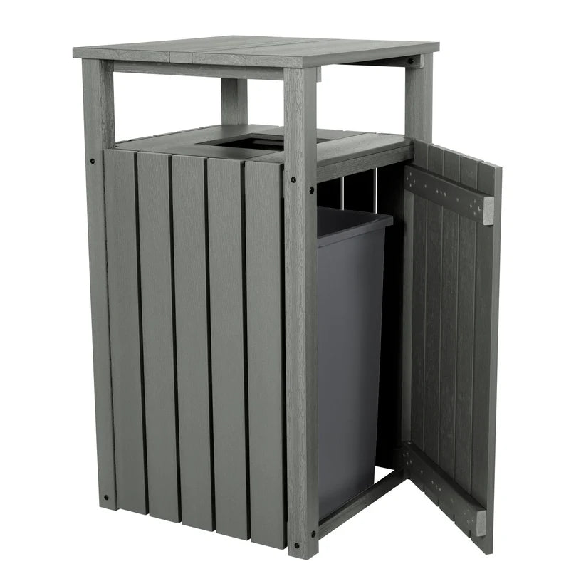 Sequoia Professional Commercial Trash Can with Hood