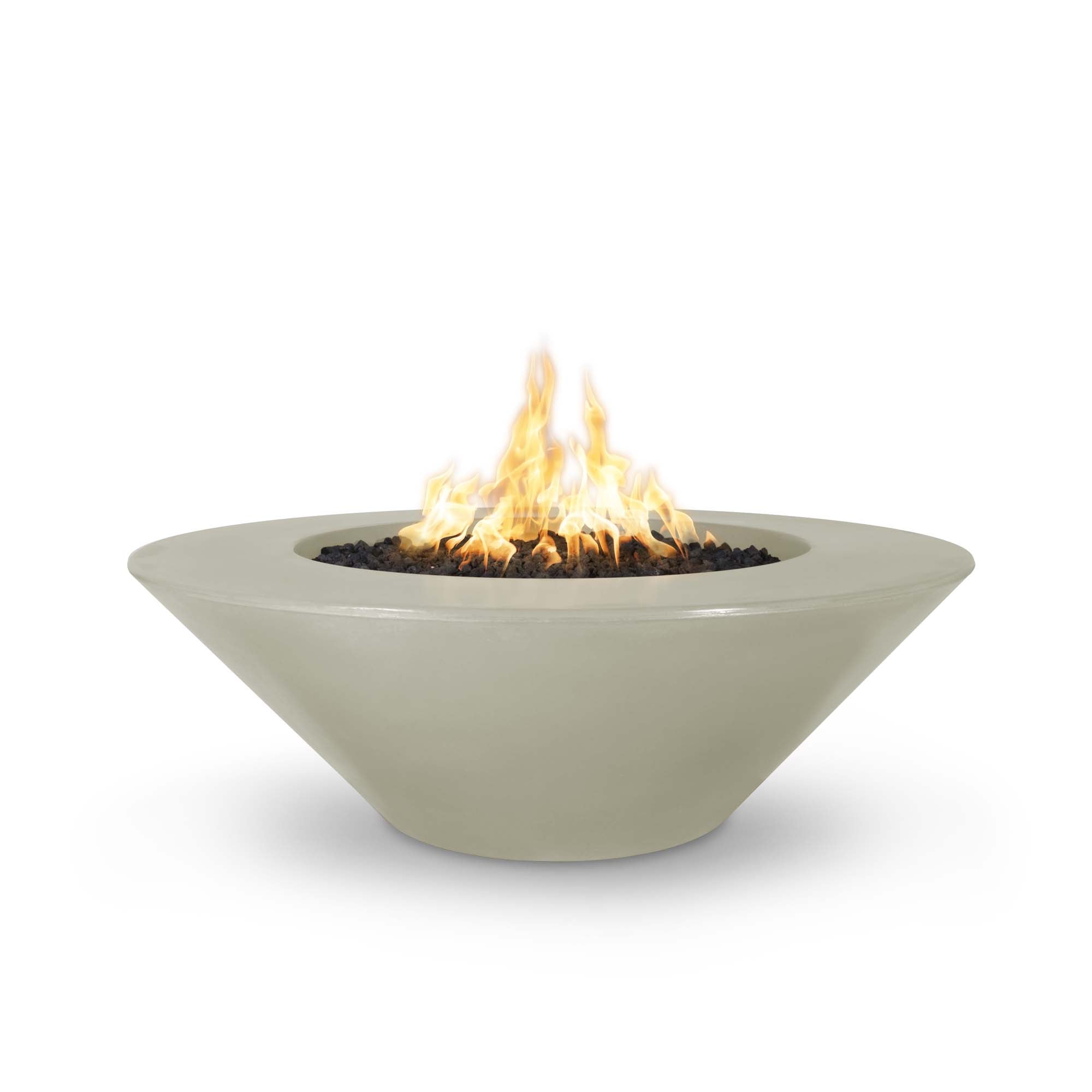 The Outdoor Plus Cazo Wide Ledge Fire Pit - GFRC Concrete