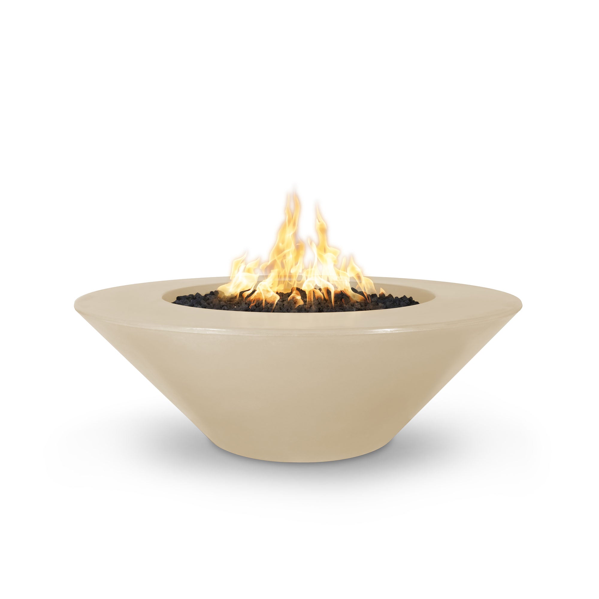 The Outdoor Plus Cazo Wide Ledge Fire Pit - GFRC Concrete