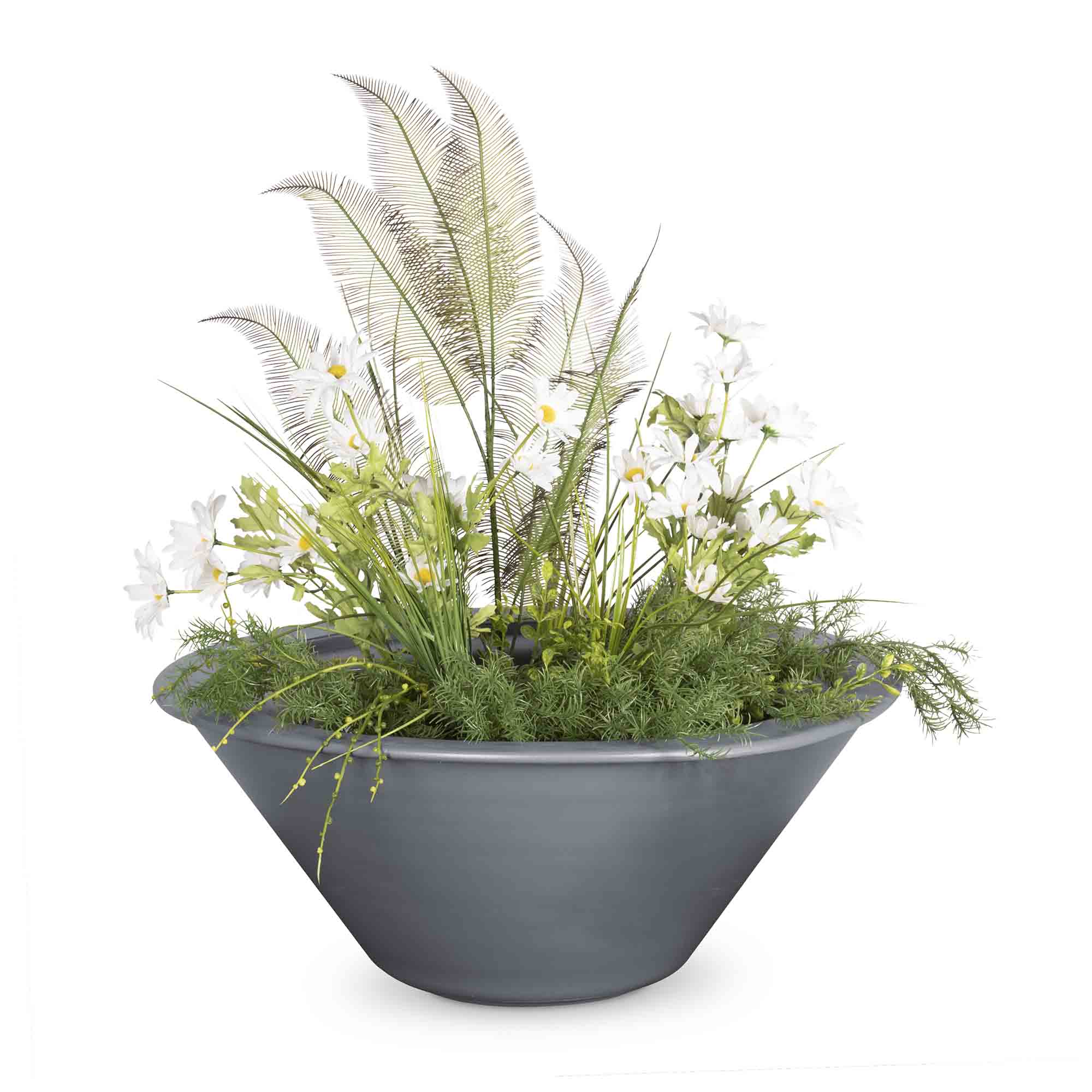 The Outdoor Plus Cazo Planter Bowl - Metal Powder Coat