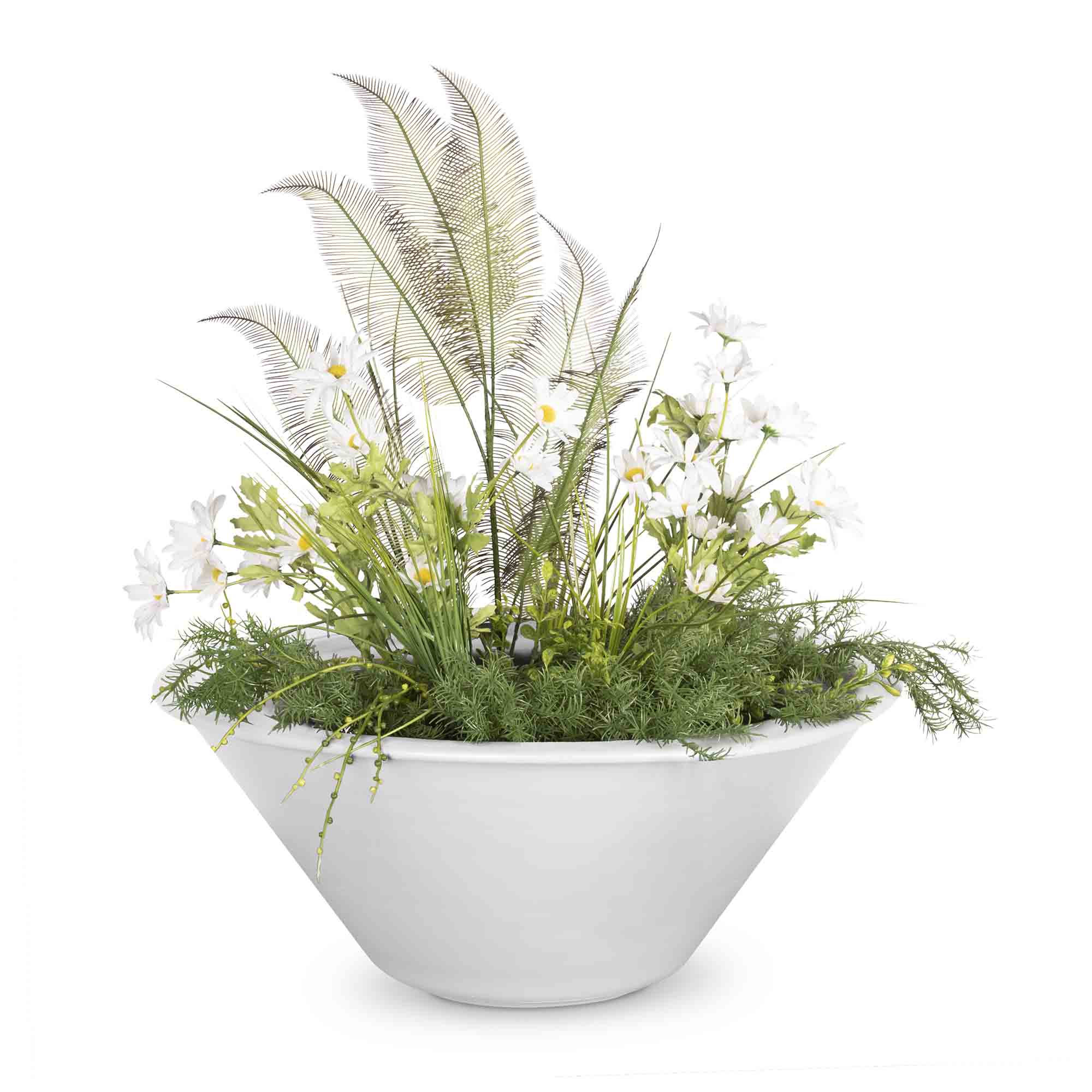 The Outdoor Plus Cazo Planter Bowl - Metal Powder Coat