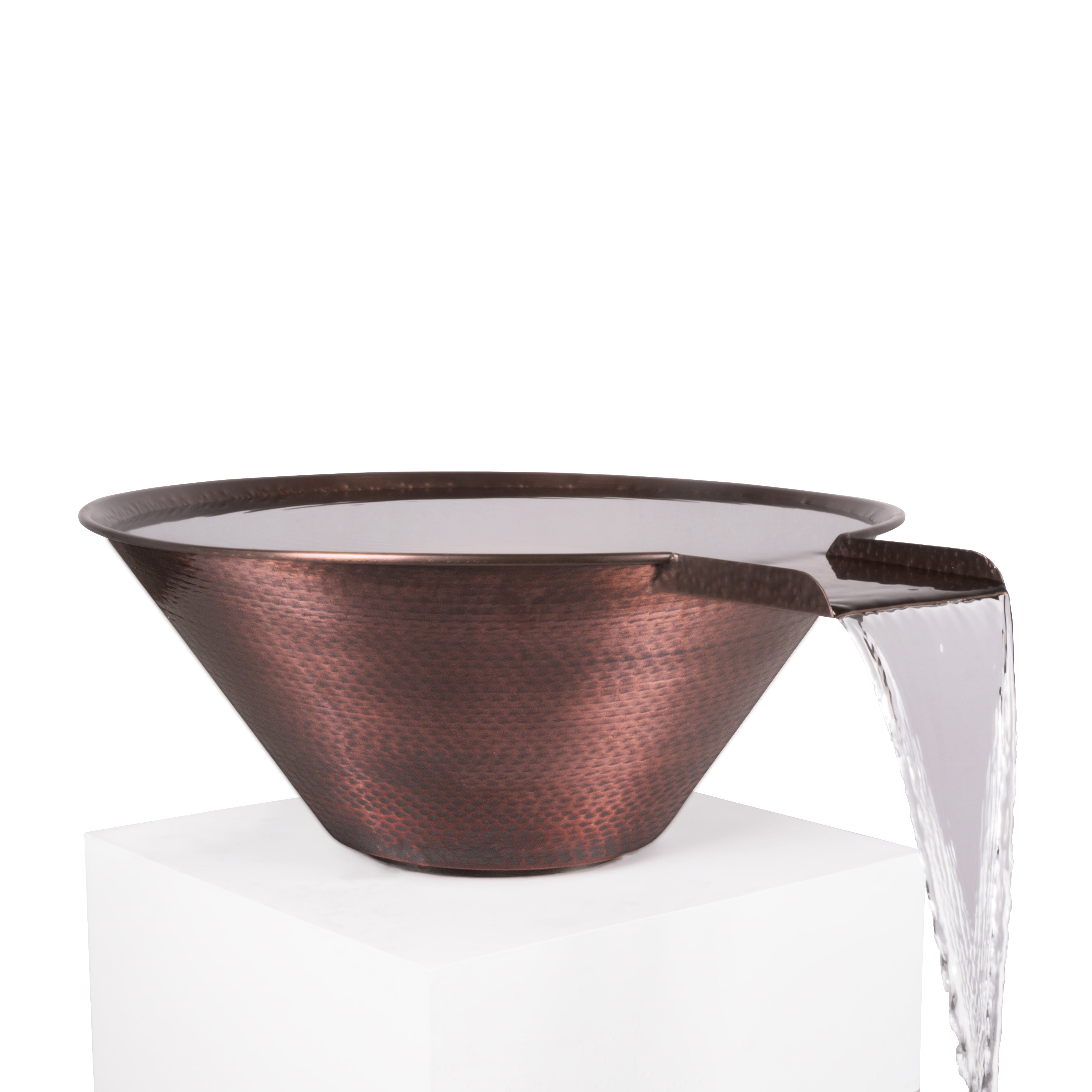 The Outdoor Plus Cazo Water Bowl - Hammered Copper