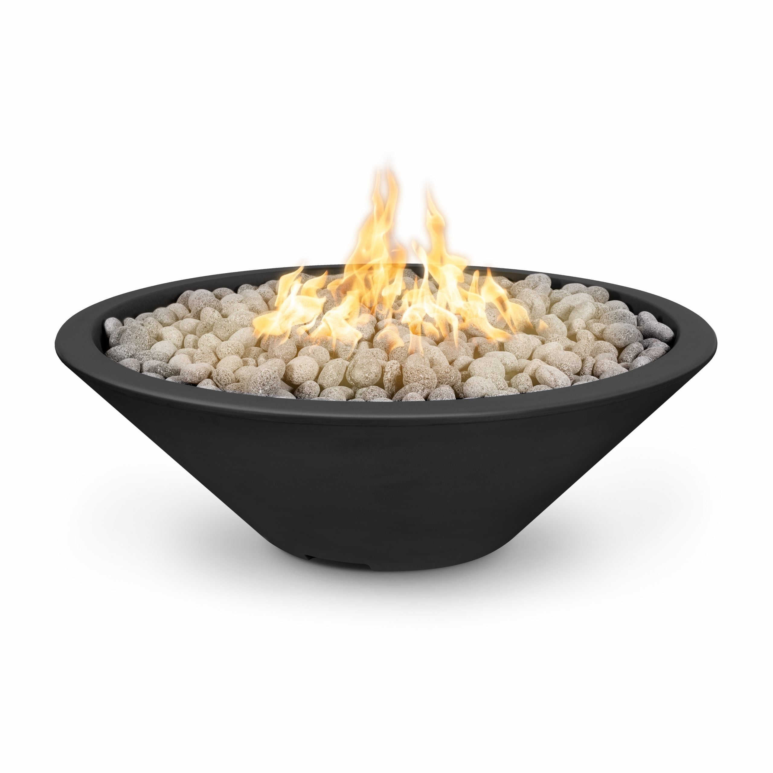 The Outdoor Plus Cazo Narrow Ledge Fire Pit - Metal Powder Coat