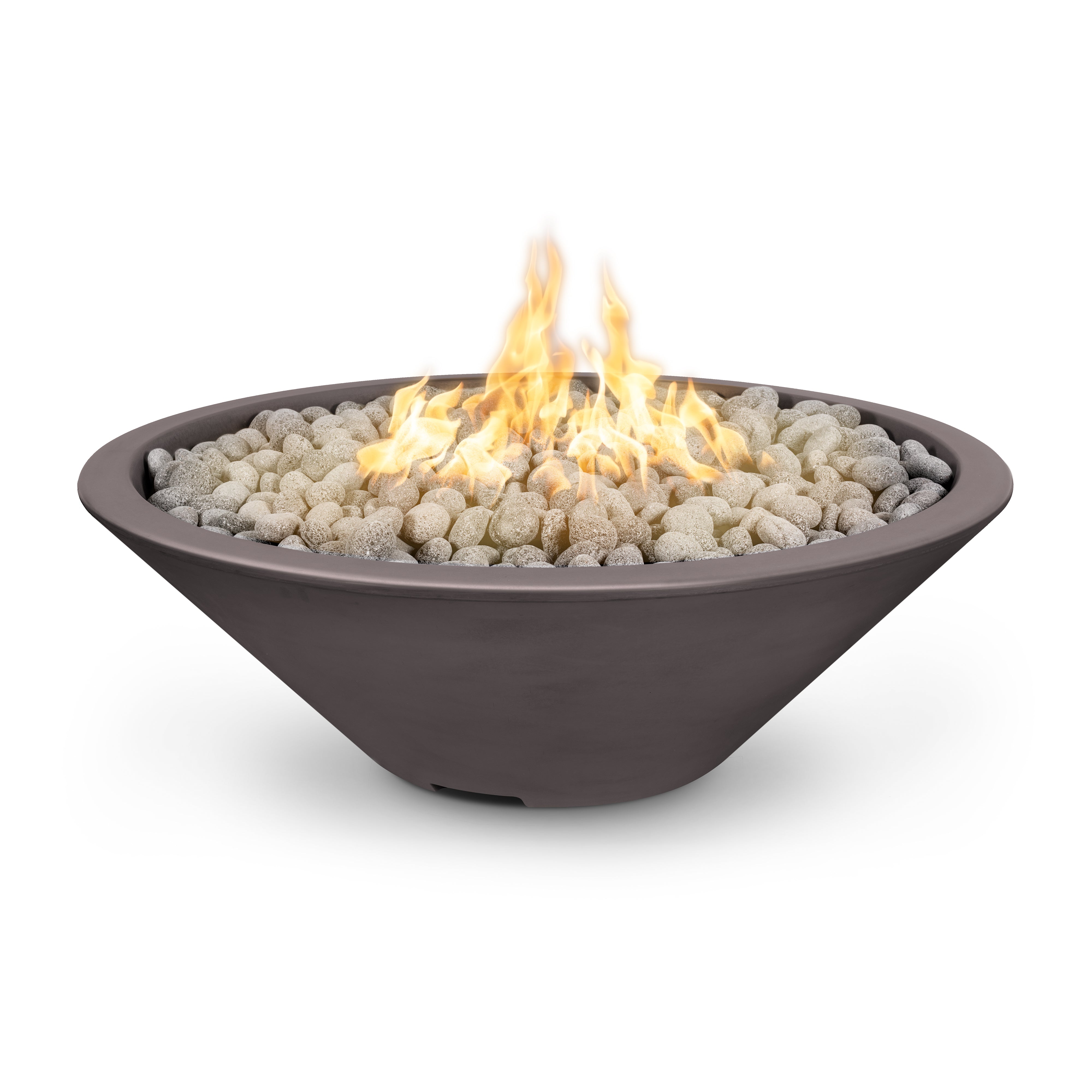 The Outdoor Plus Cazo Narrow Ledge Fire Pit - GFRC Concrete