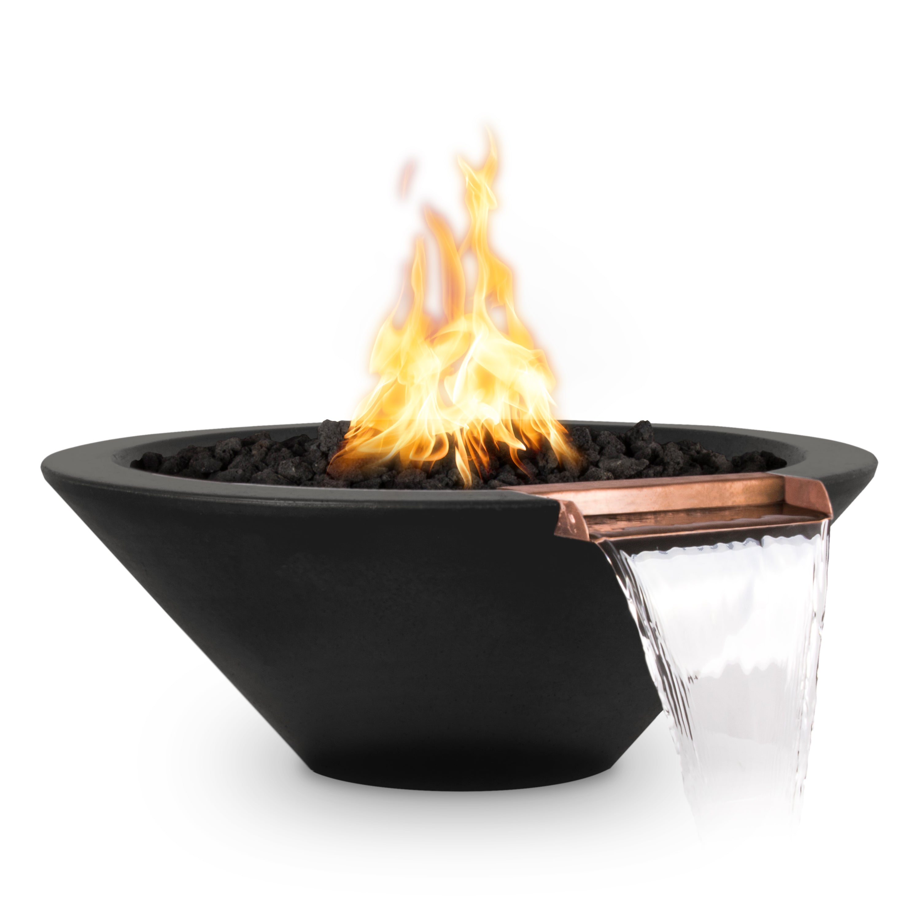 The Outdoor Plus Cazo Fire & Water Bowl - GFRC Concrete