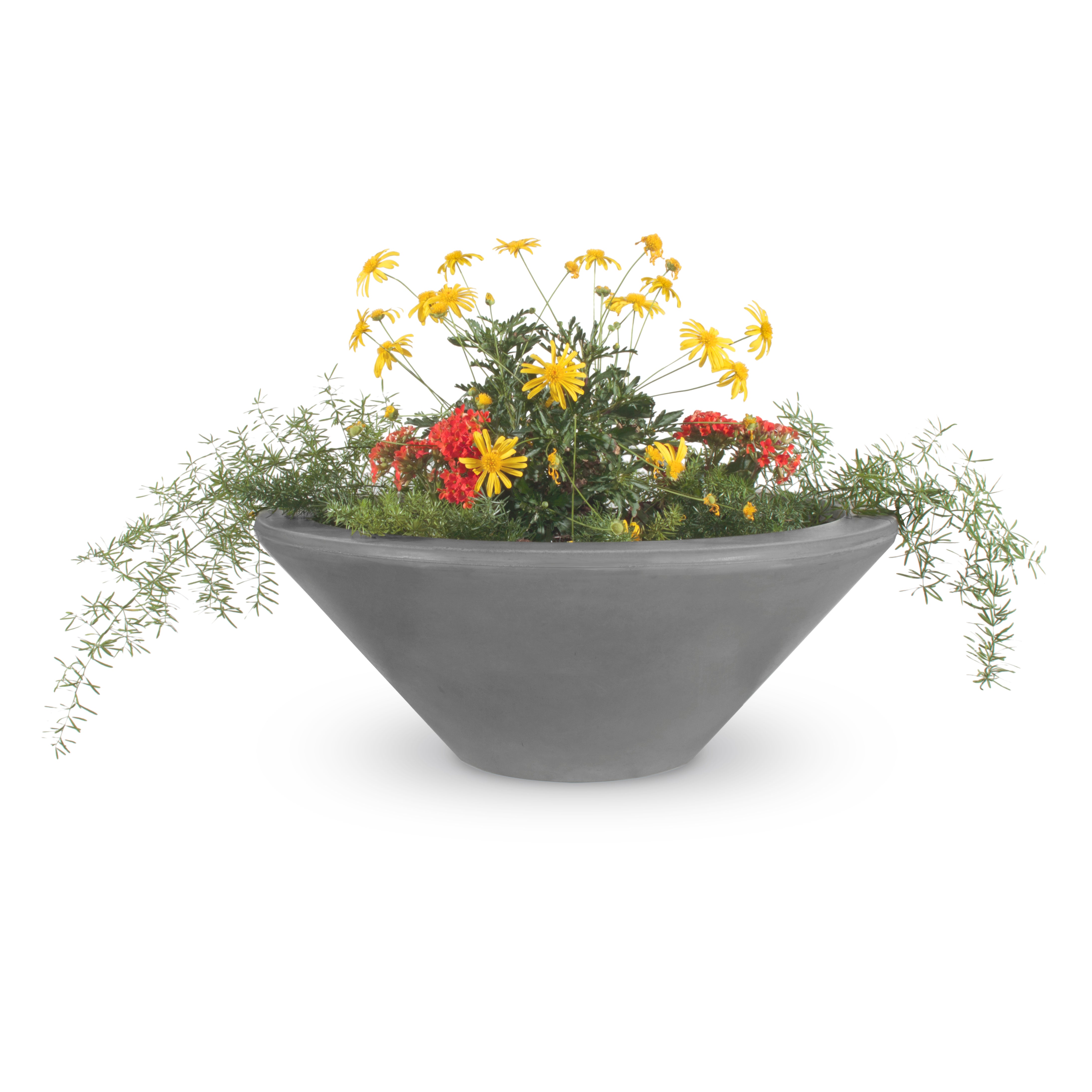 The Outdoor Plus Cazo Planter Bowl - GFRC Concrete