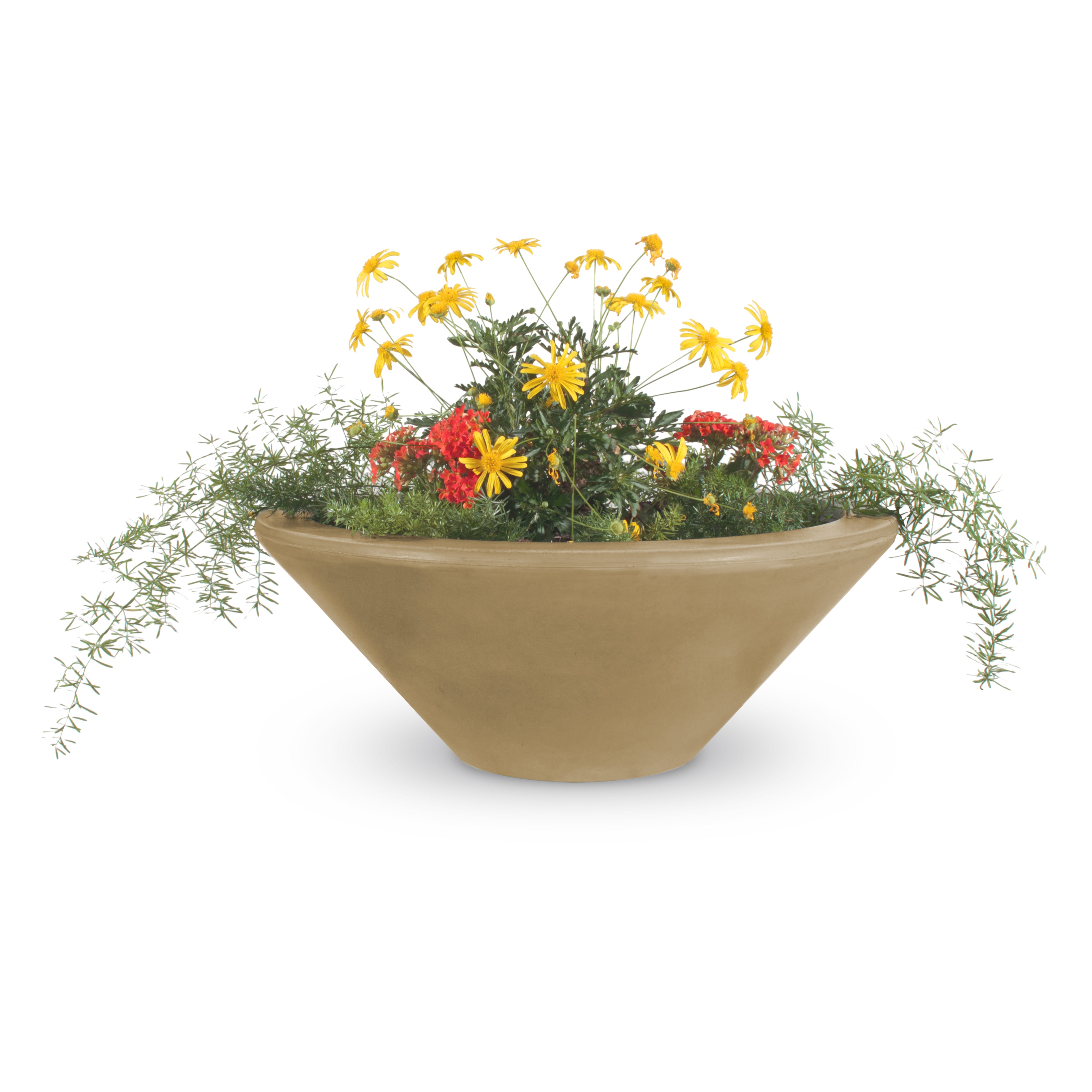 The Outdoor Plus Cazo Planter Bowl - GFRC Concrete