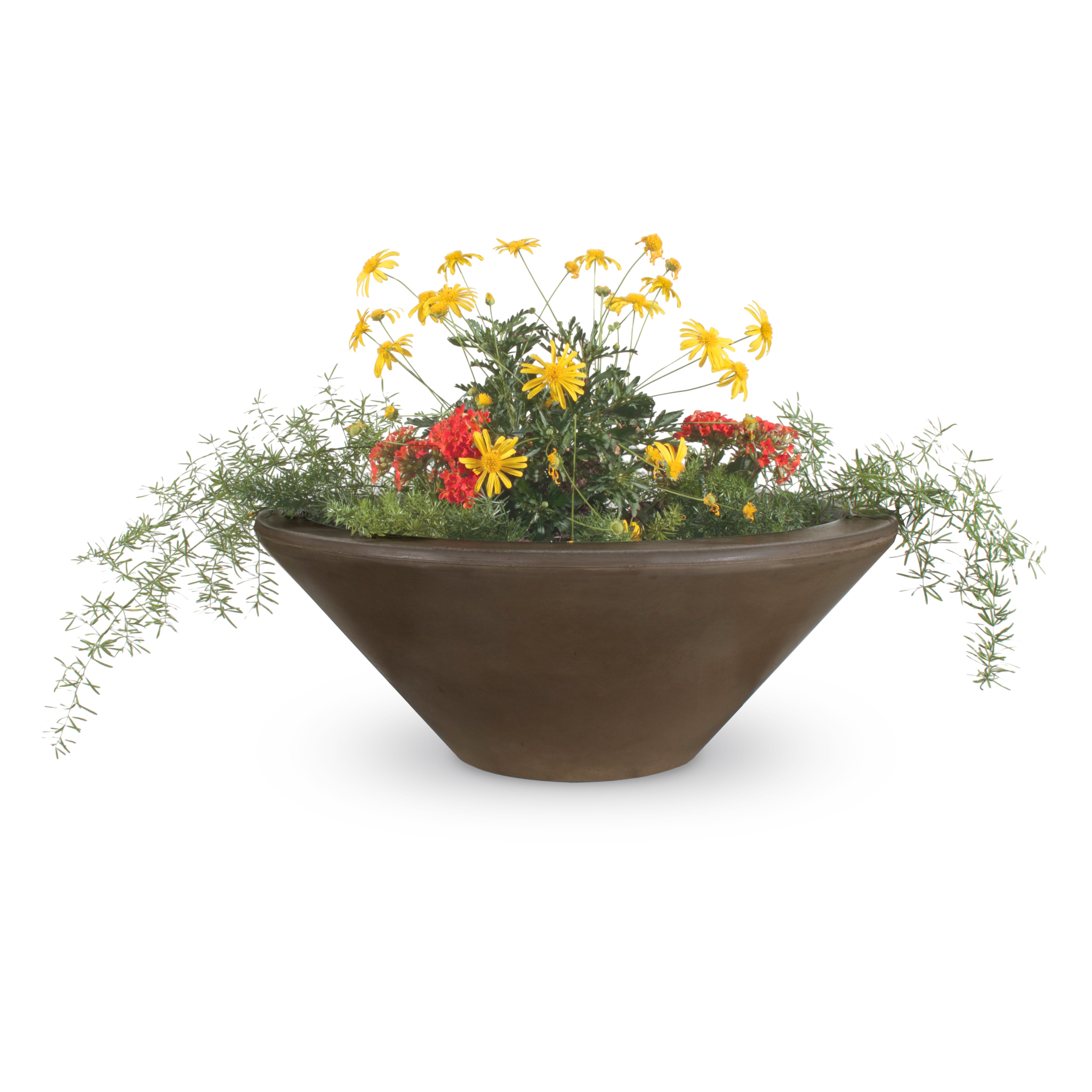 The Outdoor Plus Cazo Planter Bowl - GFRC Concrete