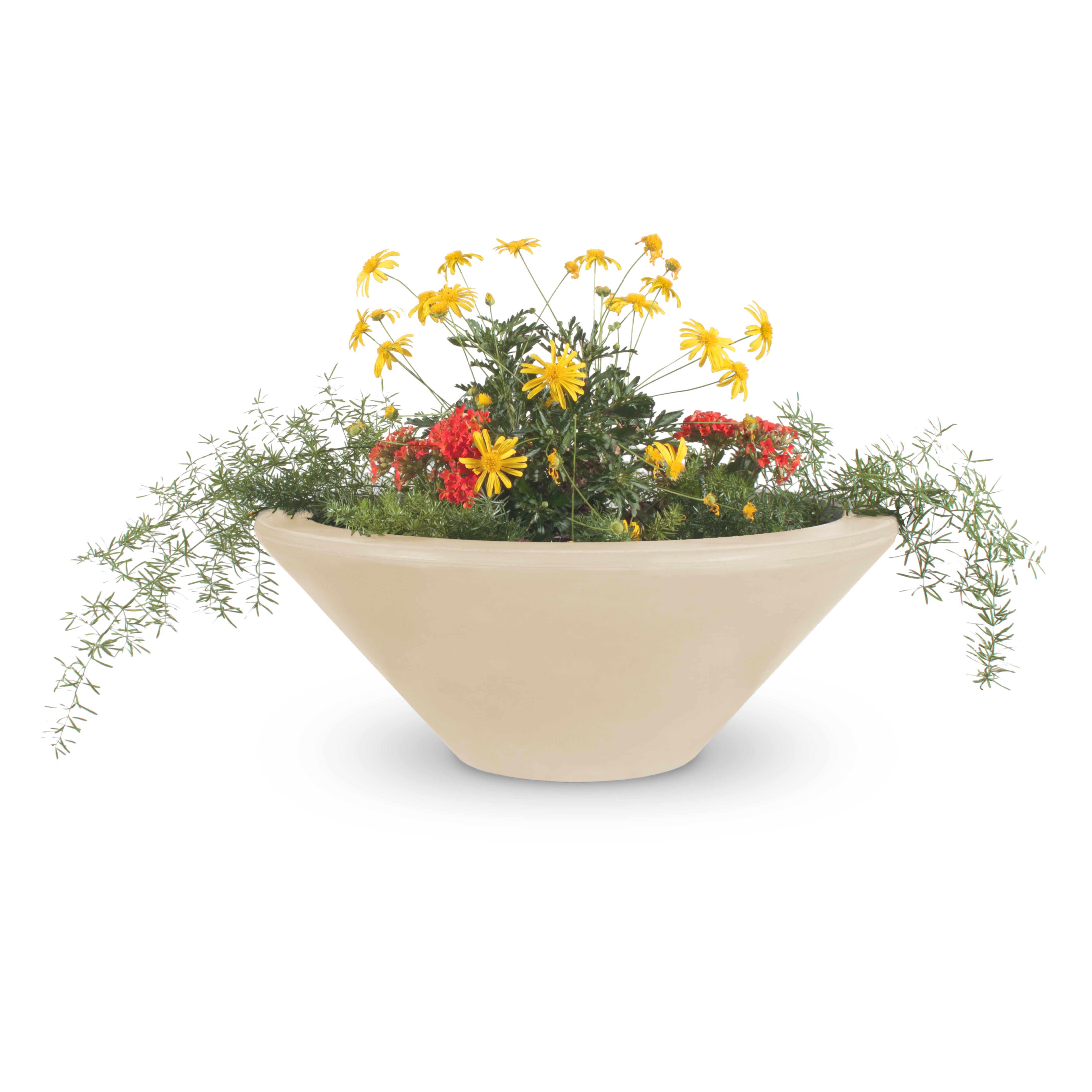 The Outdoor Plus Cazo Planter Bowl - GFRC Concrete