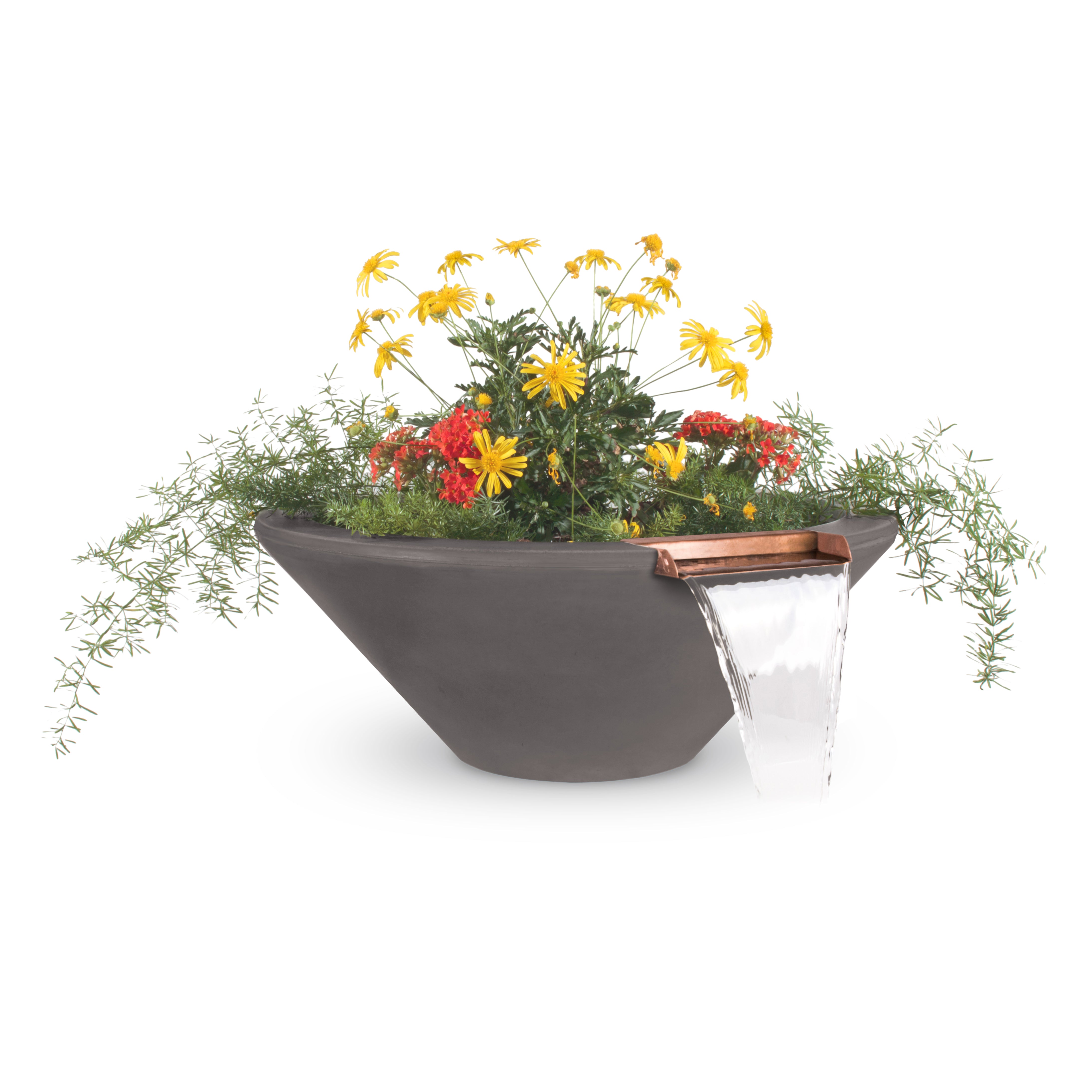 The Outdoor Plus Cazo Planter & Water Bowl - GFRC Concrete