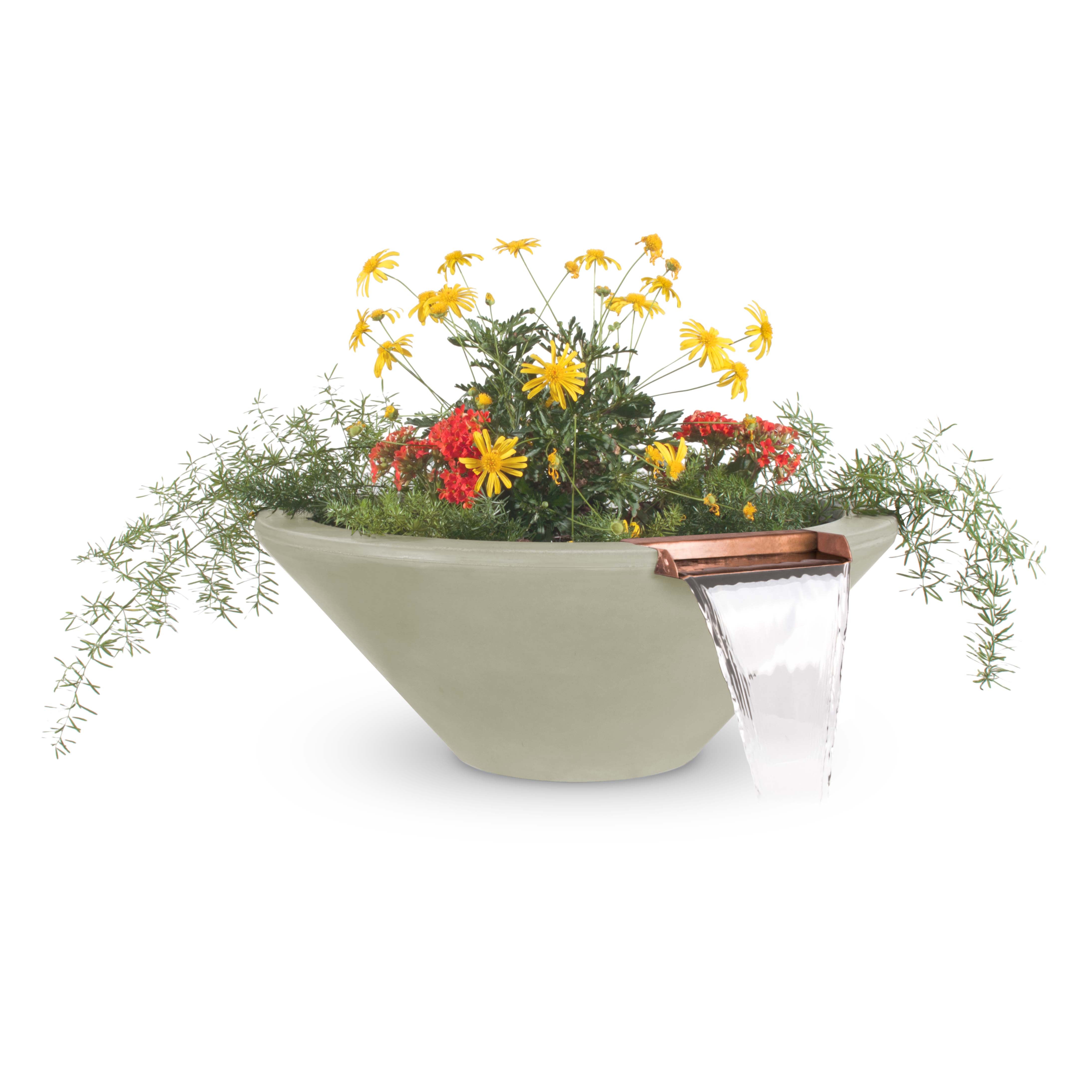 The Outdoor Plus Cazo Planter & Water Bowl - GFRC Concrete