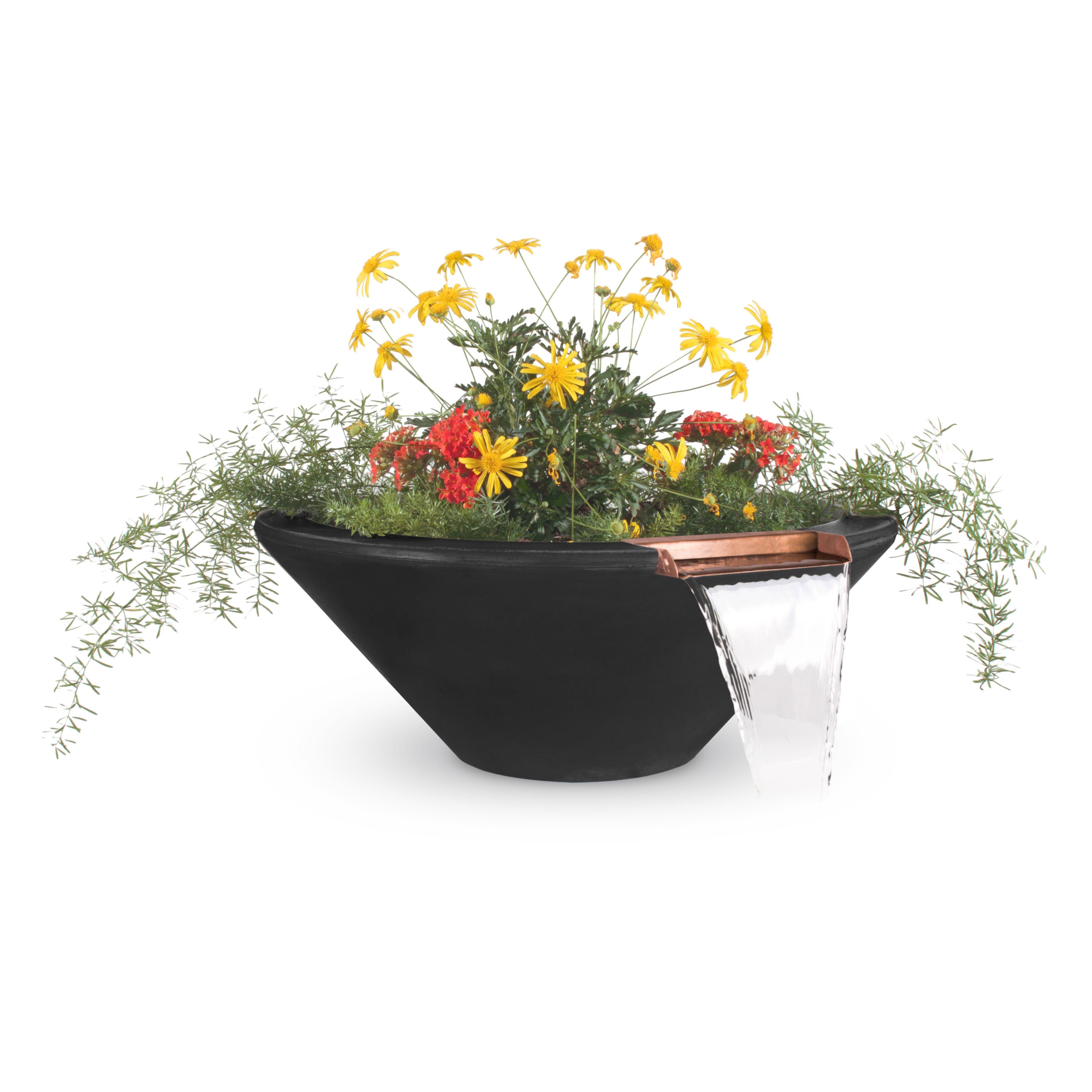 The Outdoor Plus Cazo Planter & Water Bowl - GFRC Concrete