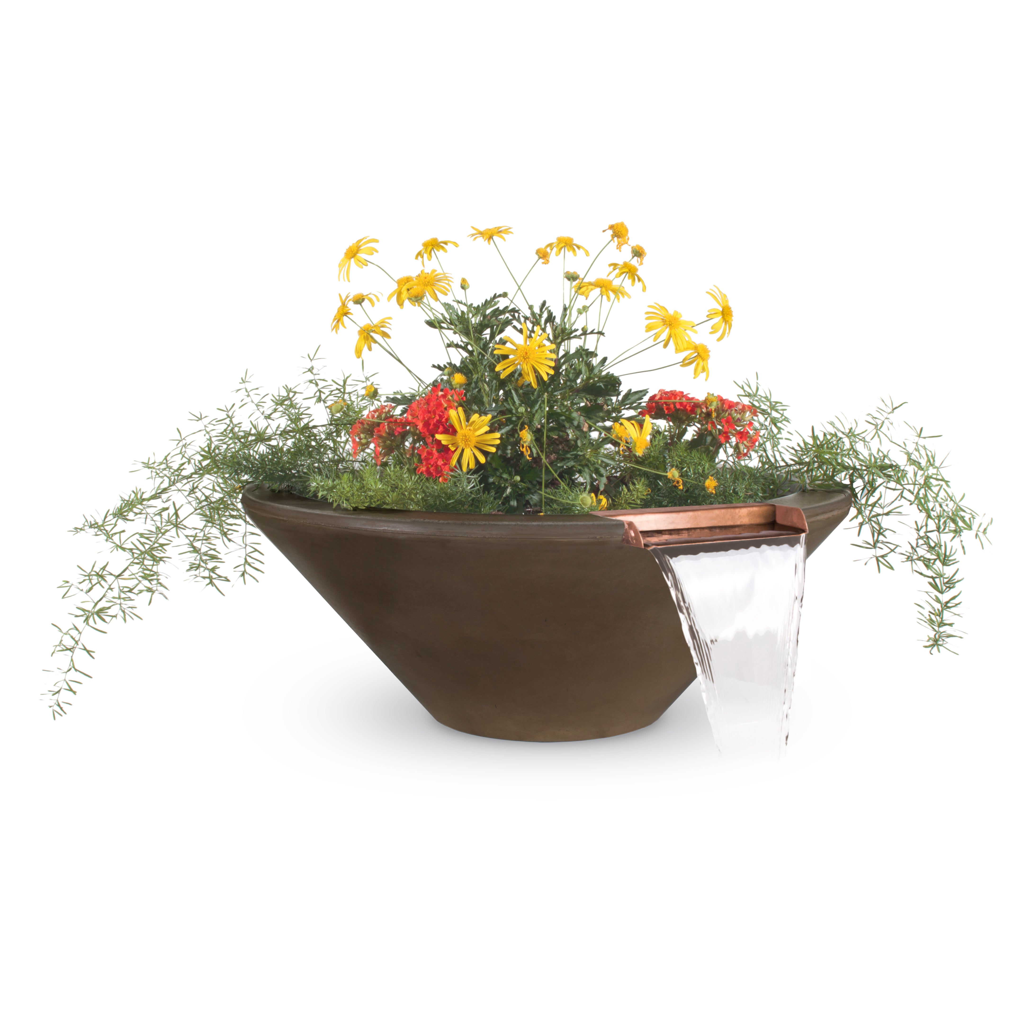 The Outdoor Plus Cazo Planter & Water Bowl - GFRC Concrete