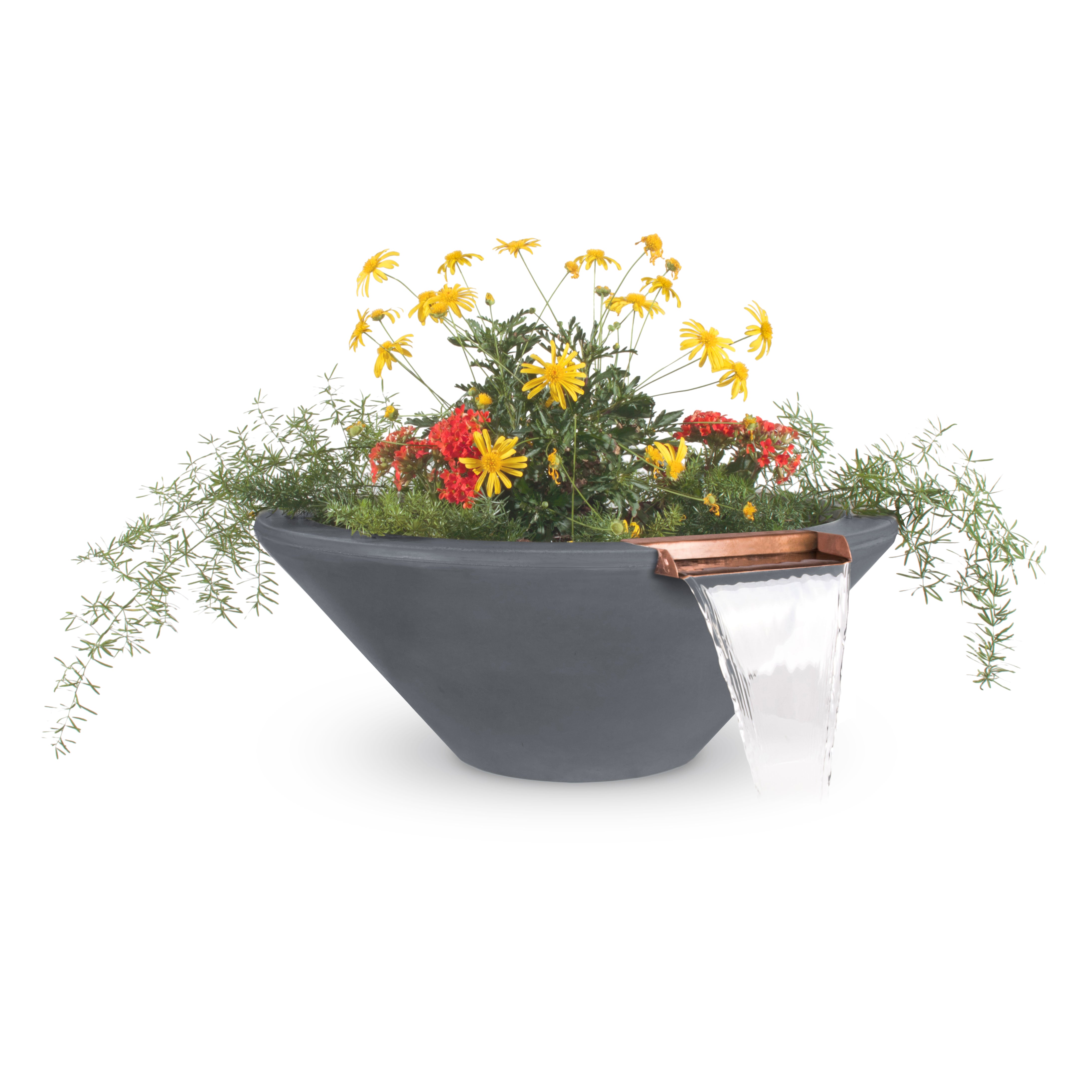 The Outdoor Plus Cazo Planter & Water Bowl - GFRC Concrete