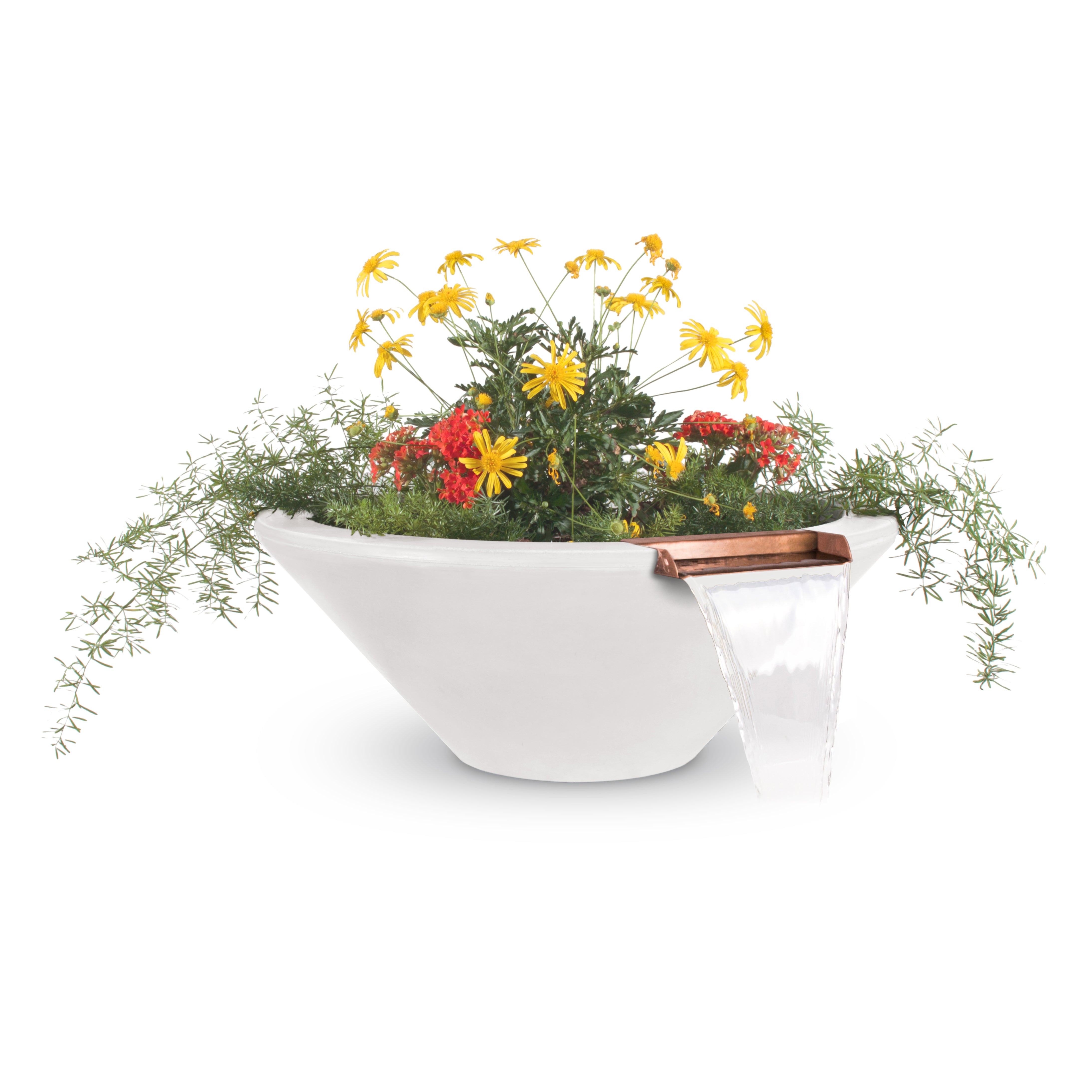 The Outdoor Plus Cazo Planter & Water Bowl - GFRC Concrete