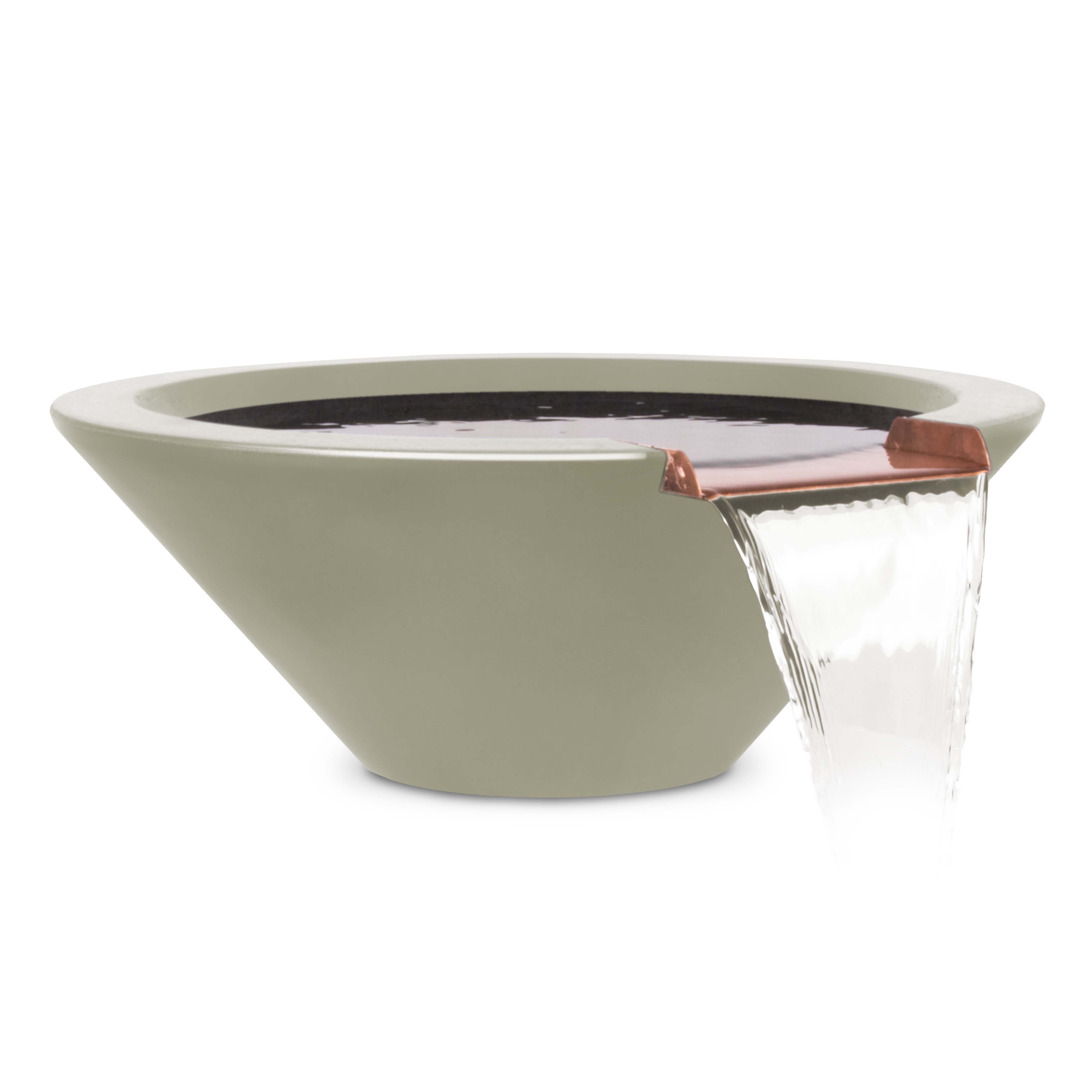 The Outdoor Plus Cazo Water Bowl - GFRC Concrete