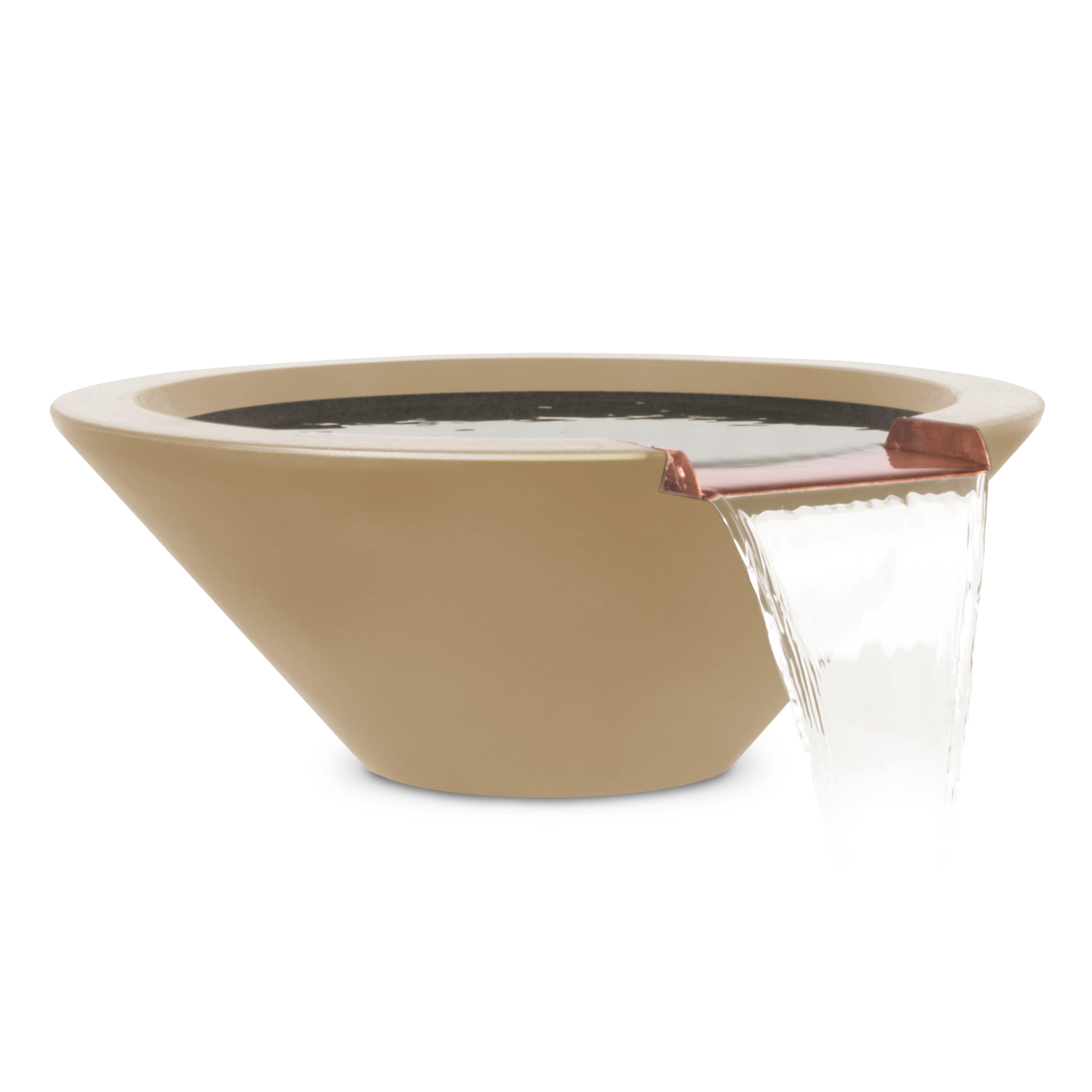 The Outdoor Plus Cazo Water Bowl - GFRC Concrete