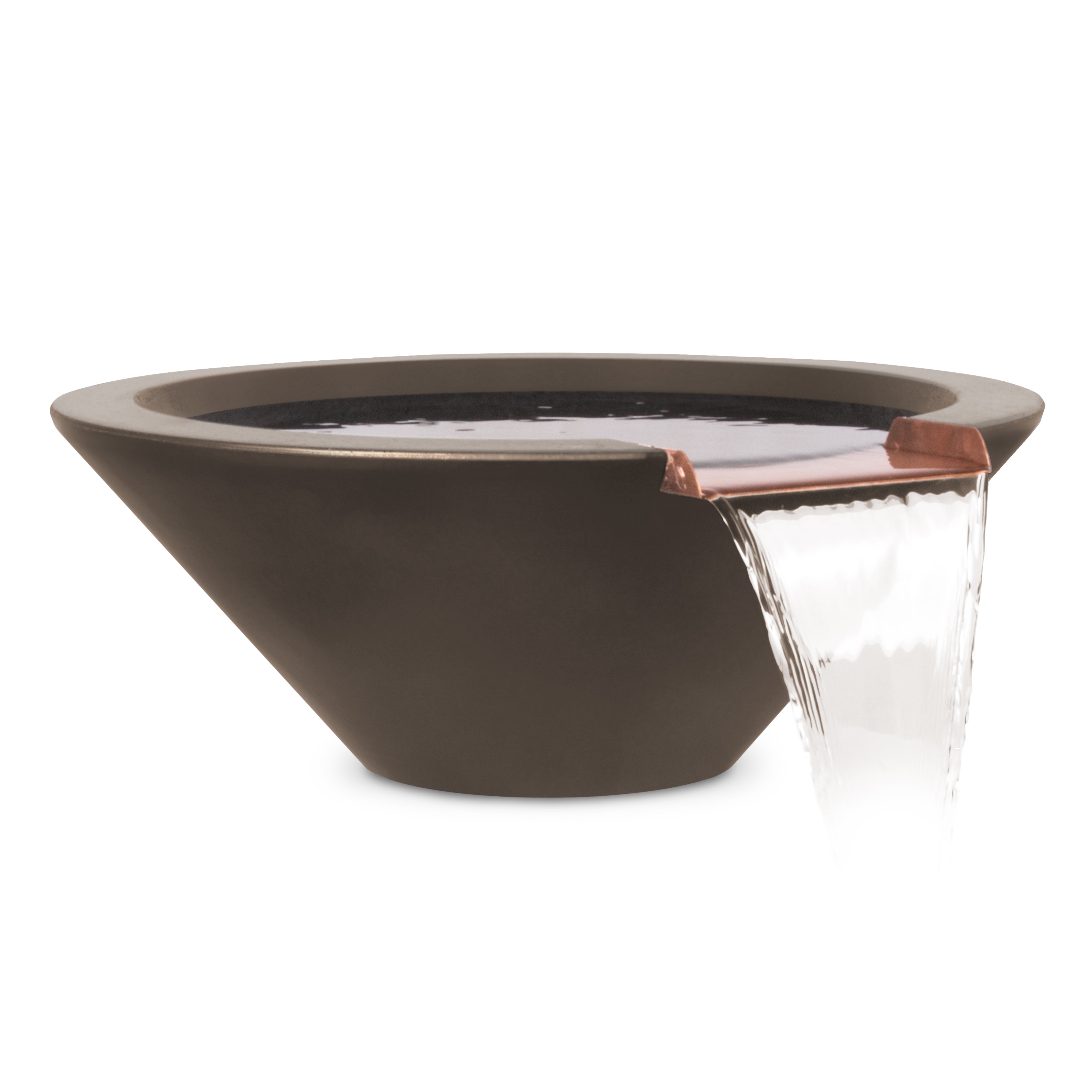 The Outdoor Plus Cazo Water Bowl - GFRC Concrete