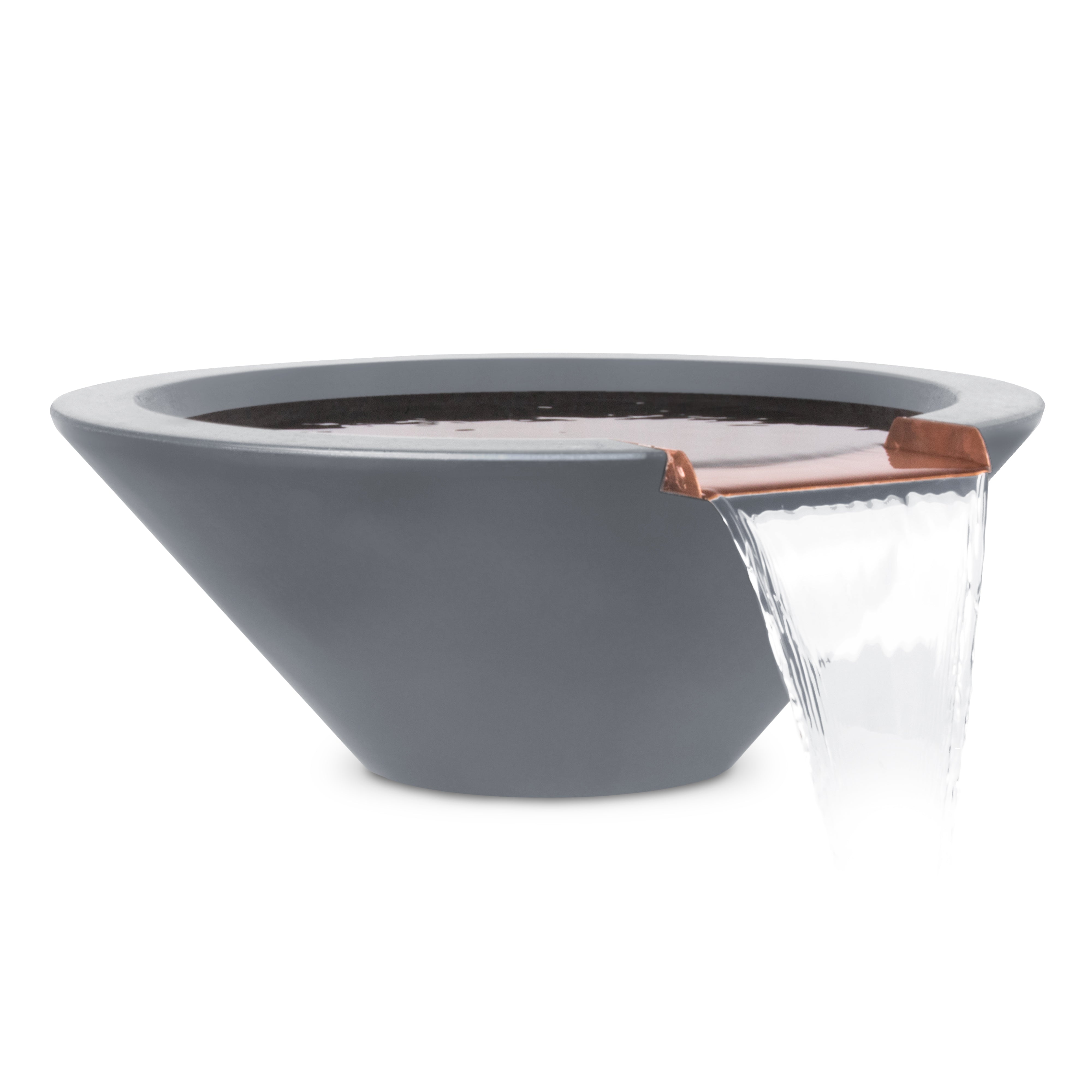 The Outdoor Plus Cazo Water Bowl - GFRC Concrete