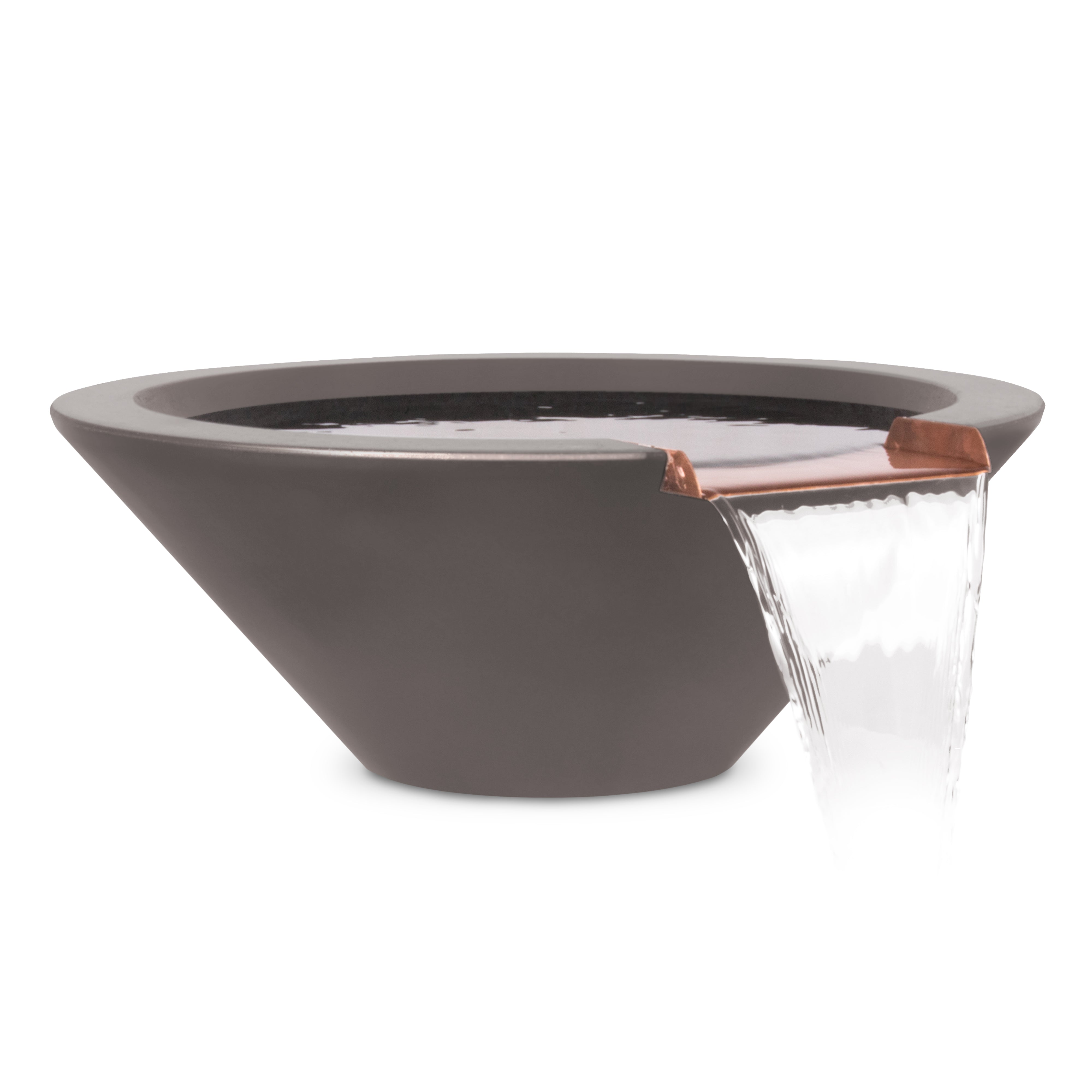 The Outdoor Plus Cazo Water Bowl - GFRC Concrete