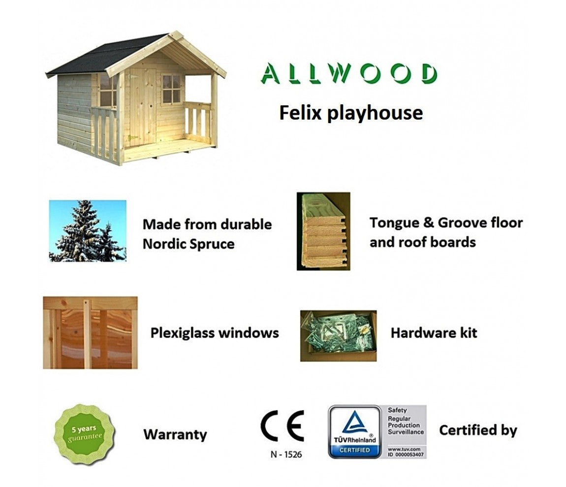 Allwood | Playhouse Felix | 20 Sqf
