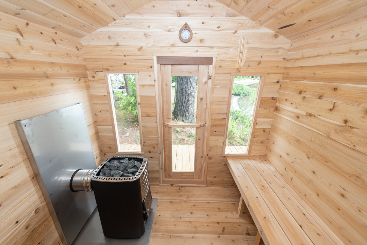 Leisurecraft CT Georgian Cabin Sauna (Woodburning)