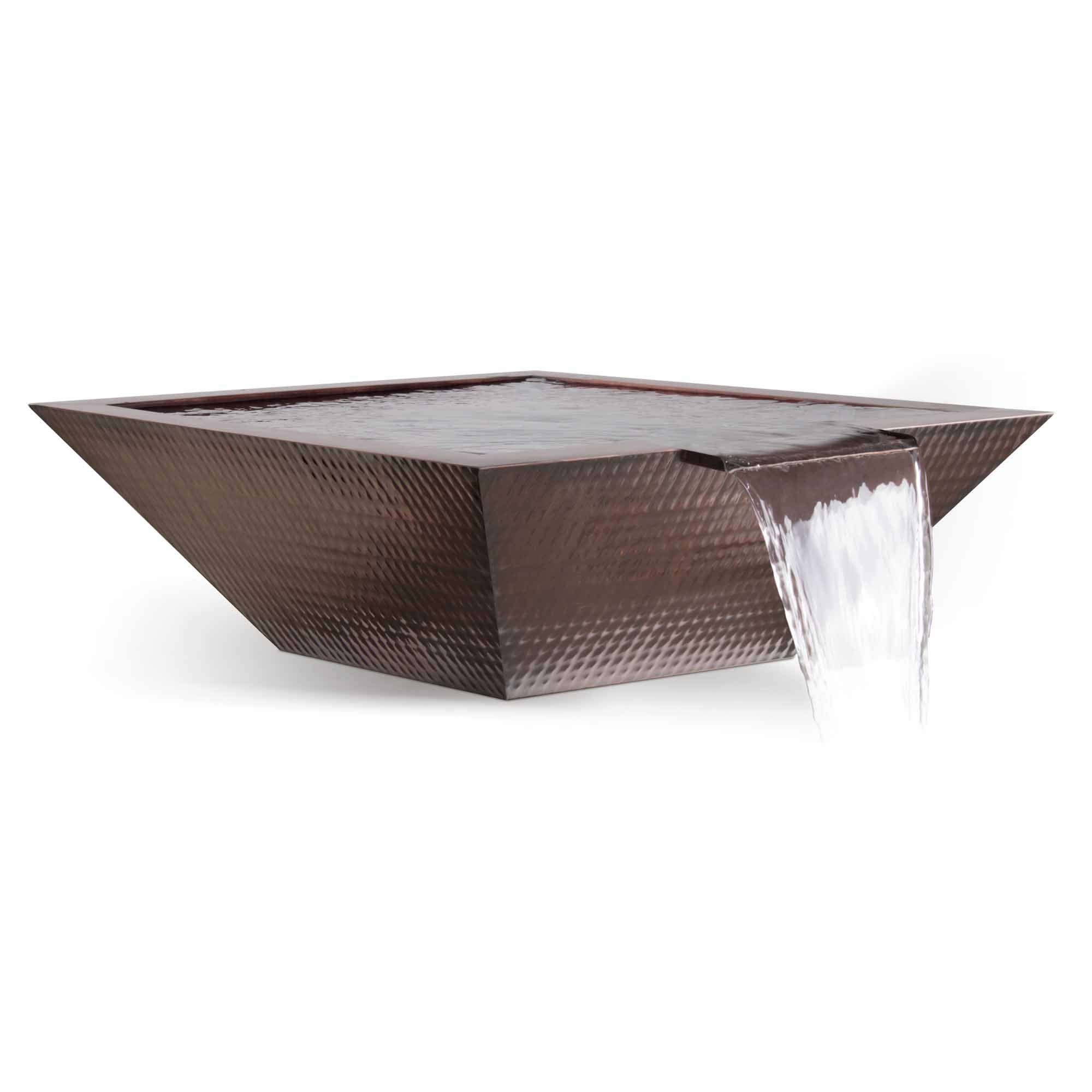 The Outdoor Plus Maya Water Bowl - Hammered Copper