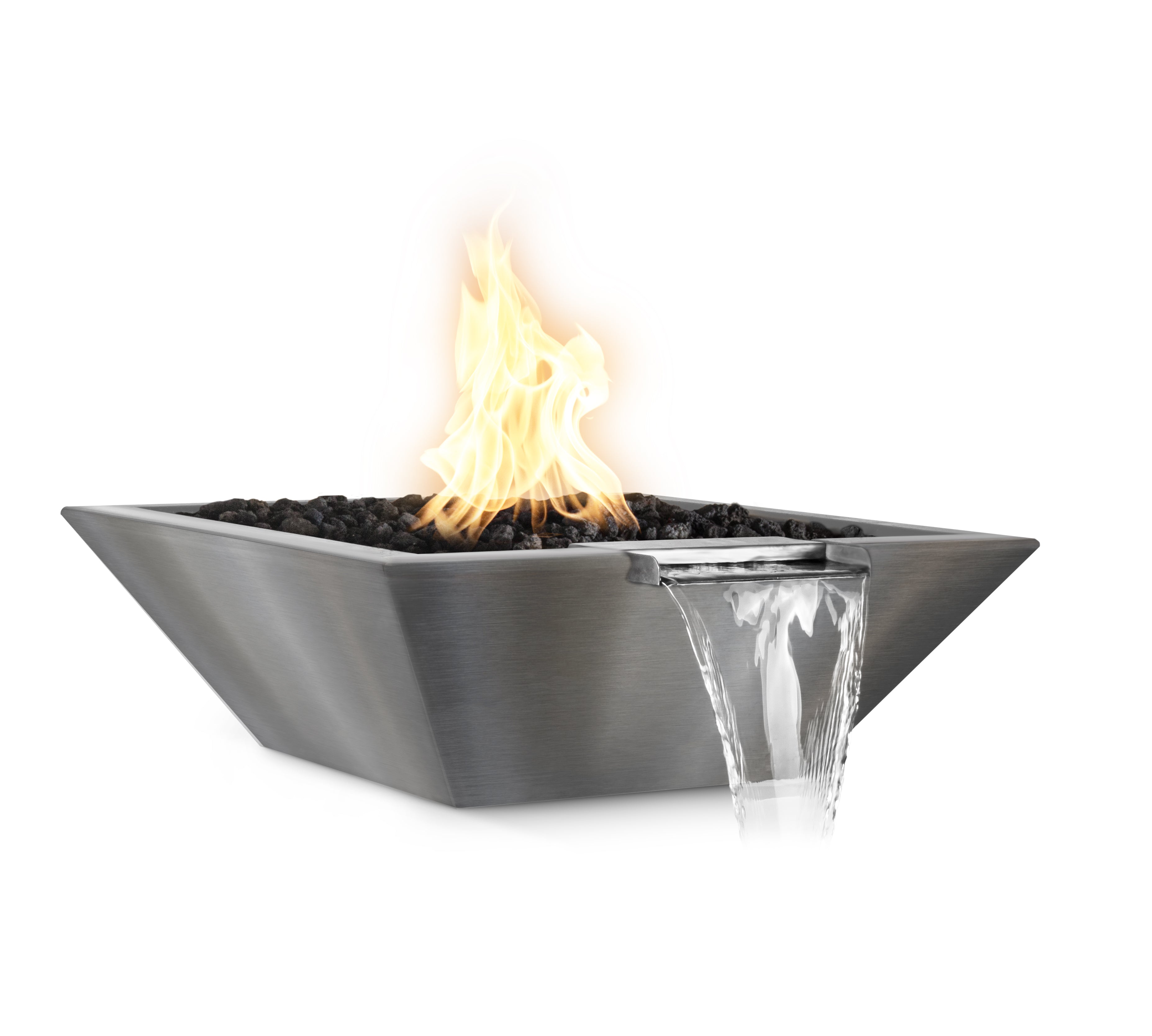 The Outdoor Plus Maya Fire & Water Bowl - Metal Finish