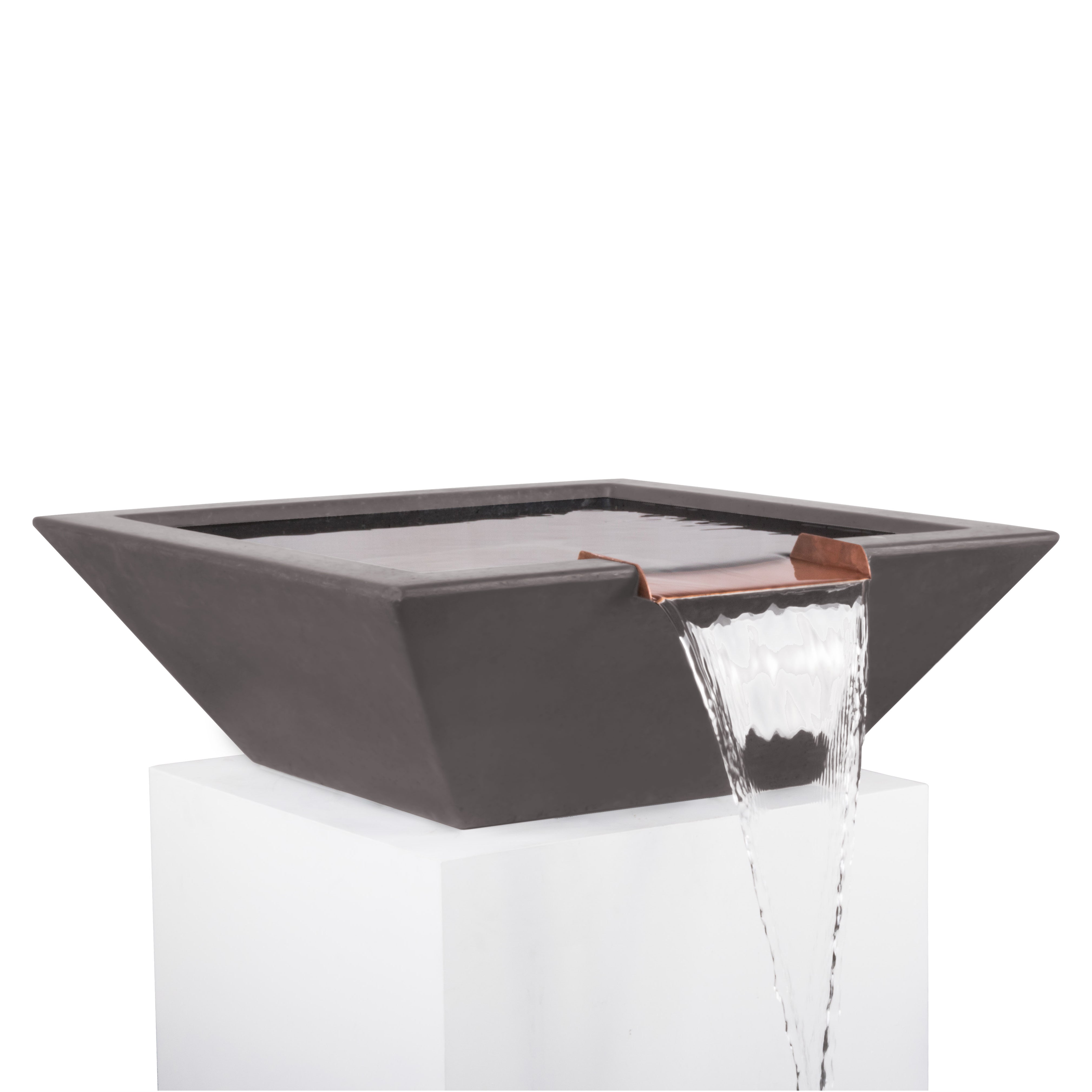 The Outdoor Plus Maya Water Bowl - GFRC Concrete