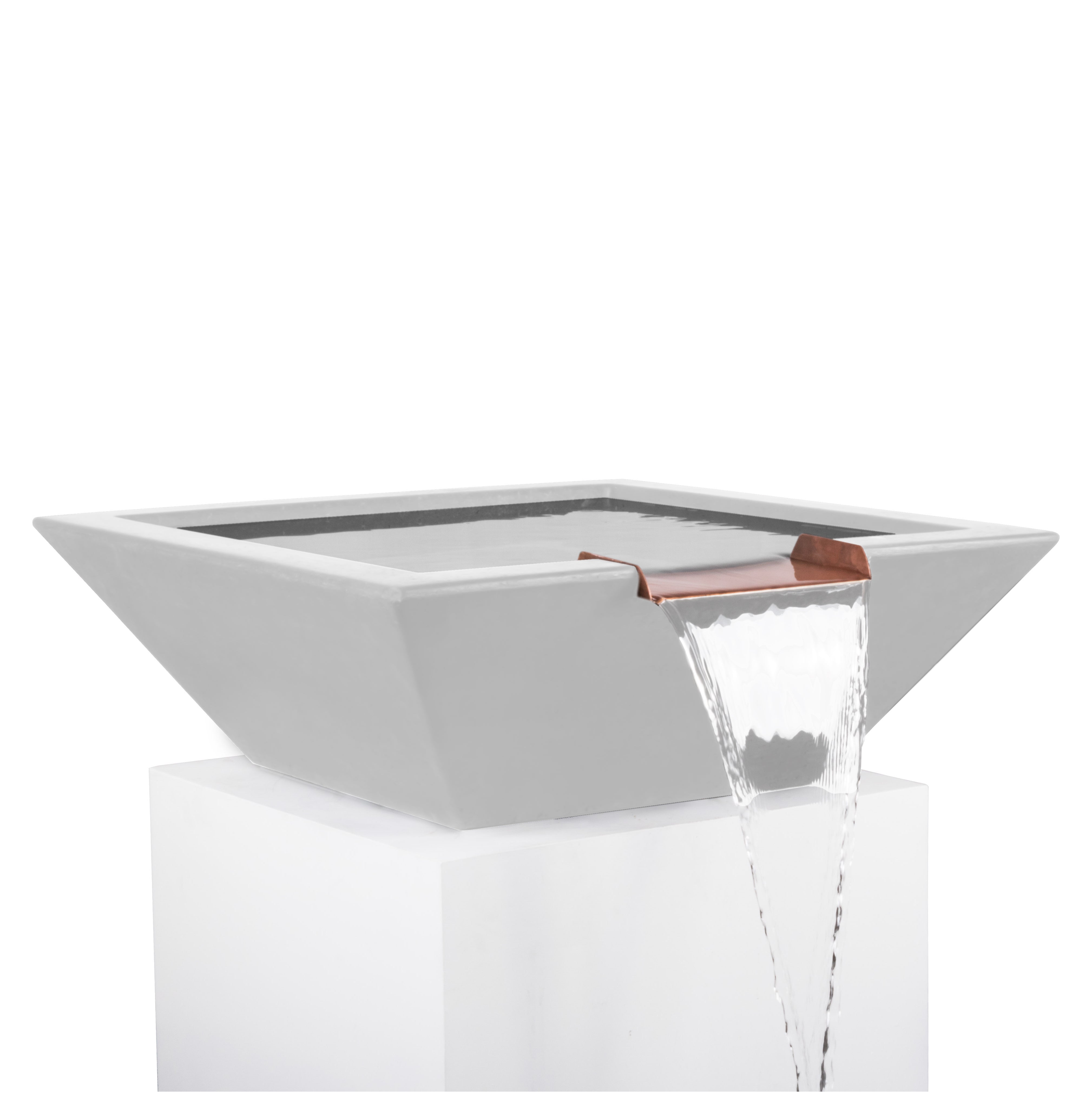 The Outdoor Plus Maya Water Bowl - GFRC Concrete