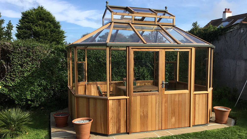 Alton Greenhouse | Octagonal Half-Boarded Greenhouse