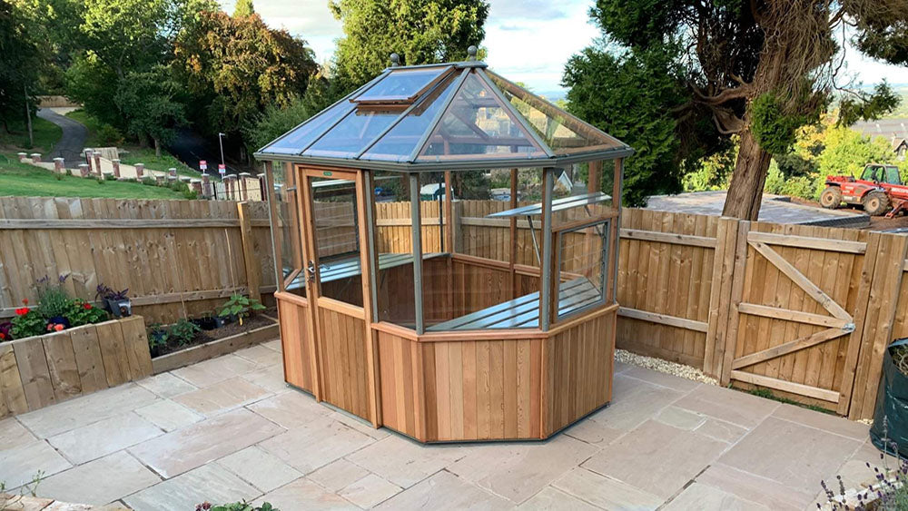 Alton Greenhouse | Octagonal Half-Boarded Greenhouse