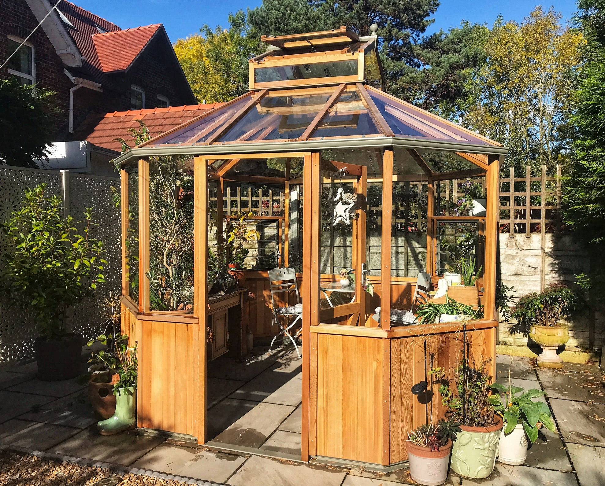 Alton Greenhouse | Octagonal Half-Boarded Greenhouse