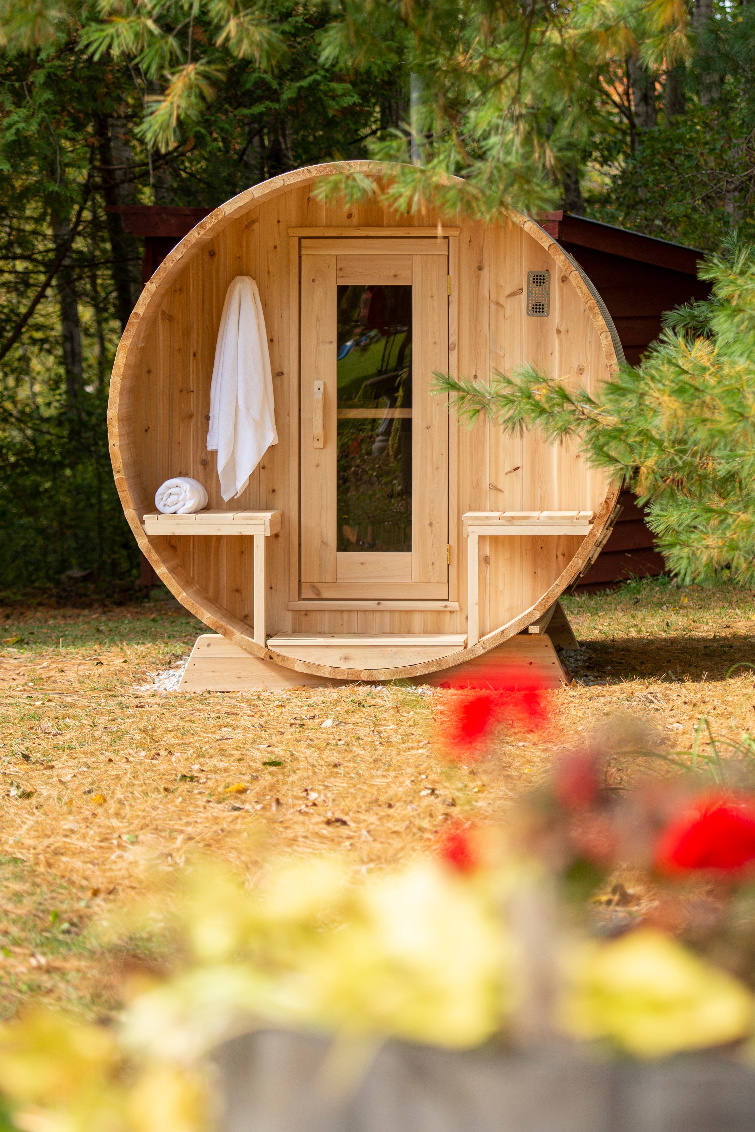 Leisurecraft CT Serenity Barrel Sauna (Woodburning)