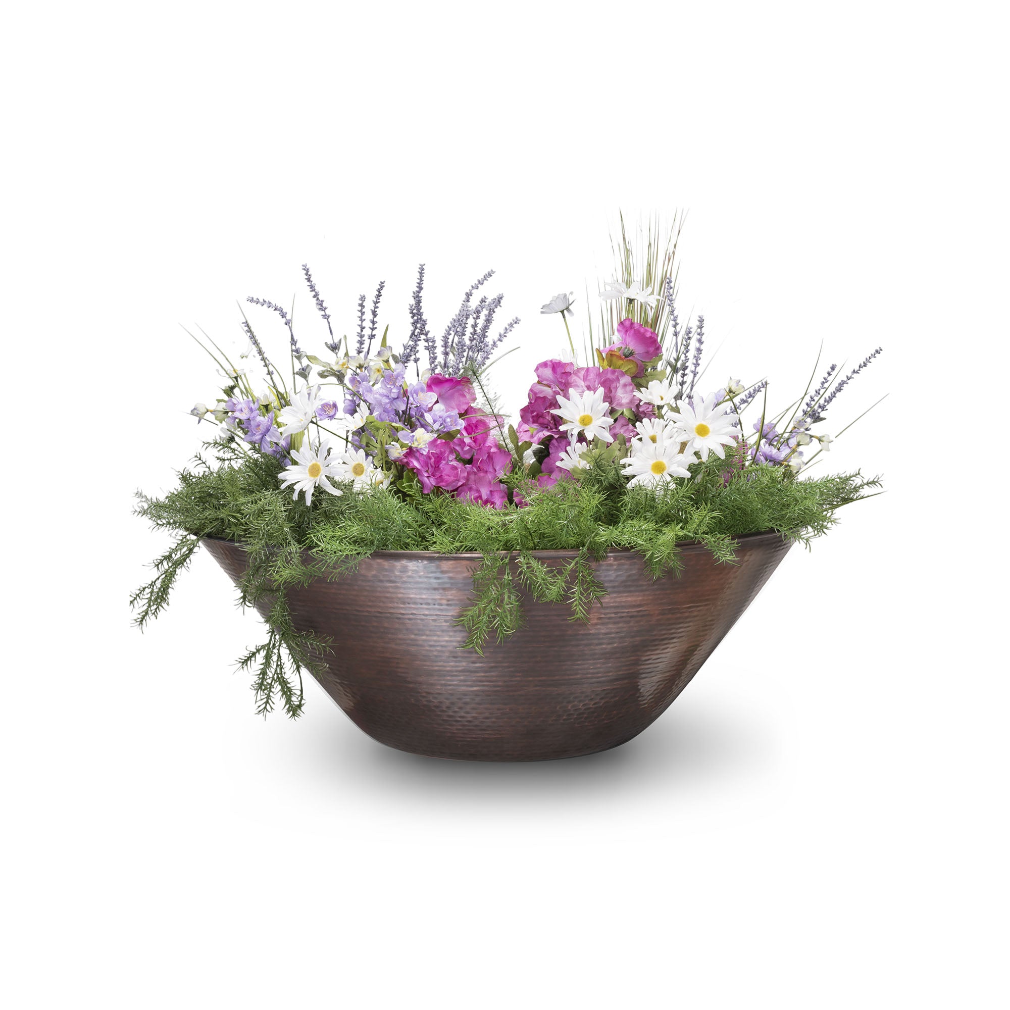 The Outdoor Plus Remi Planter Bowl - Hammered Copper