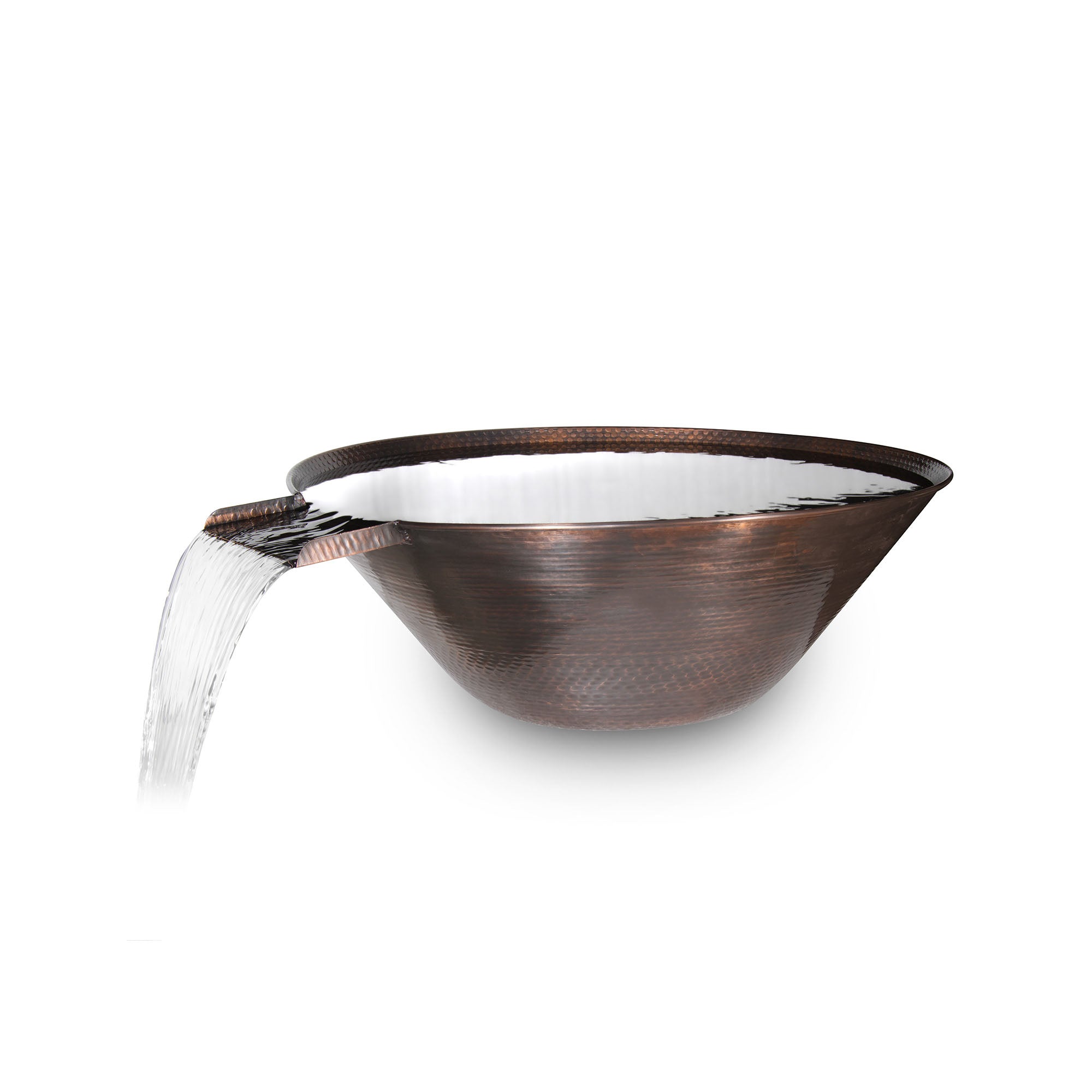 The Outdoor Plus Remi Water Bowl - Hammered Copper