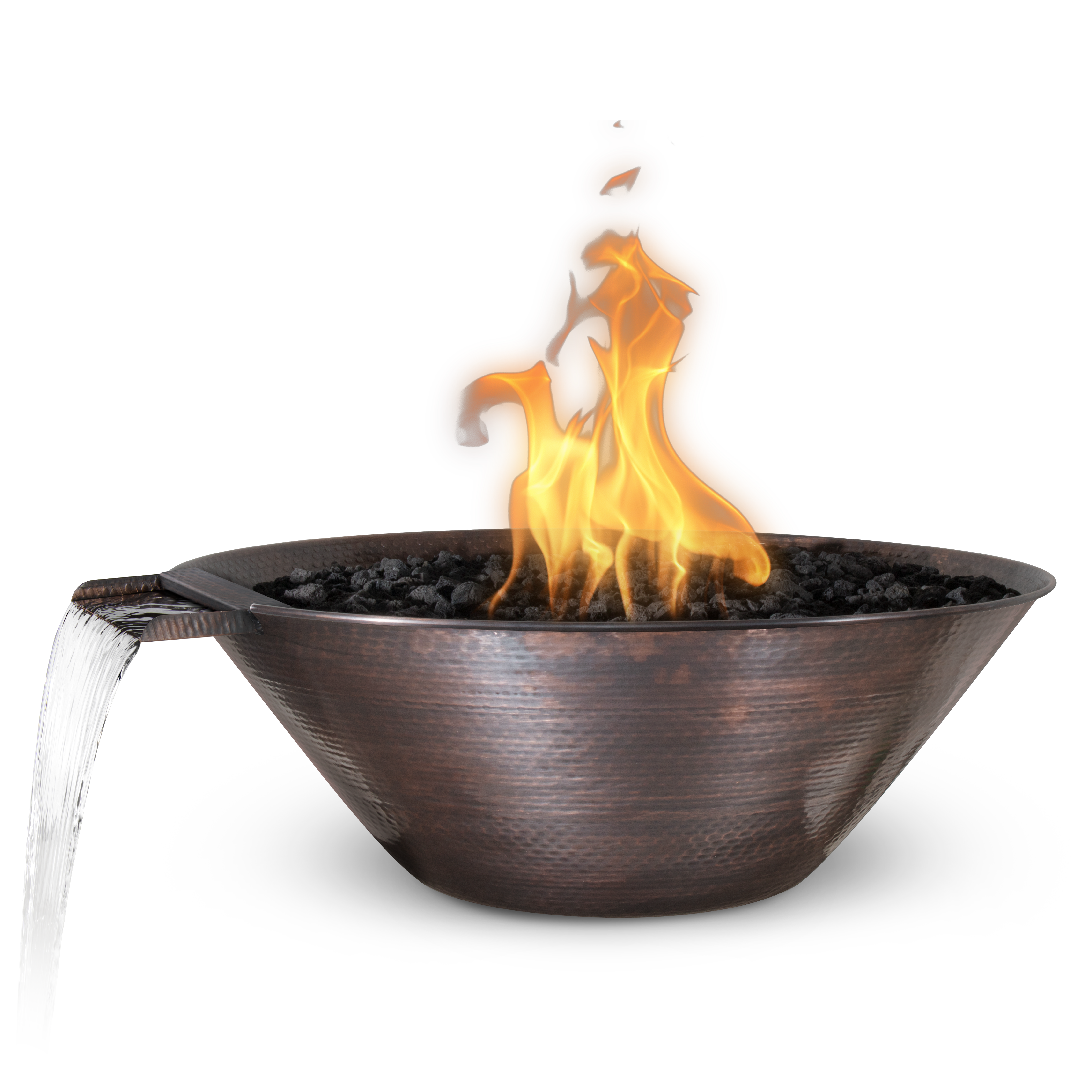 The Outdoor Plus Remi Fire & Water Bowl - Hammered Copper