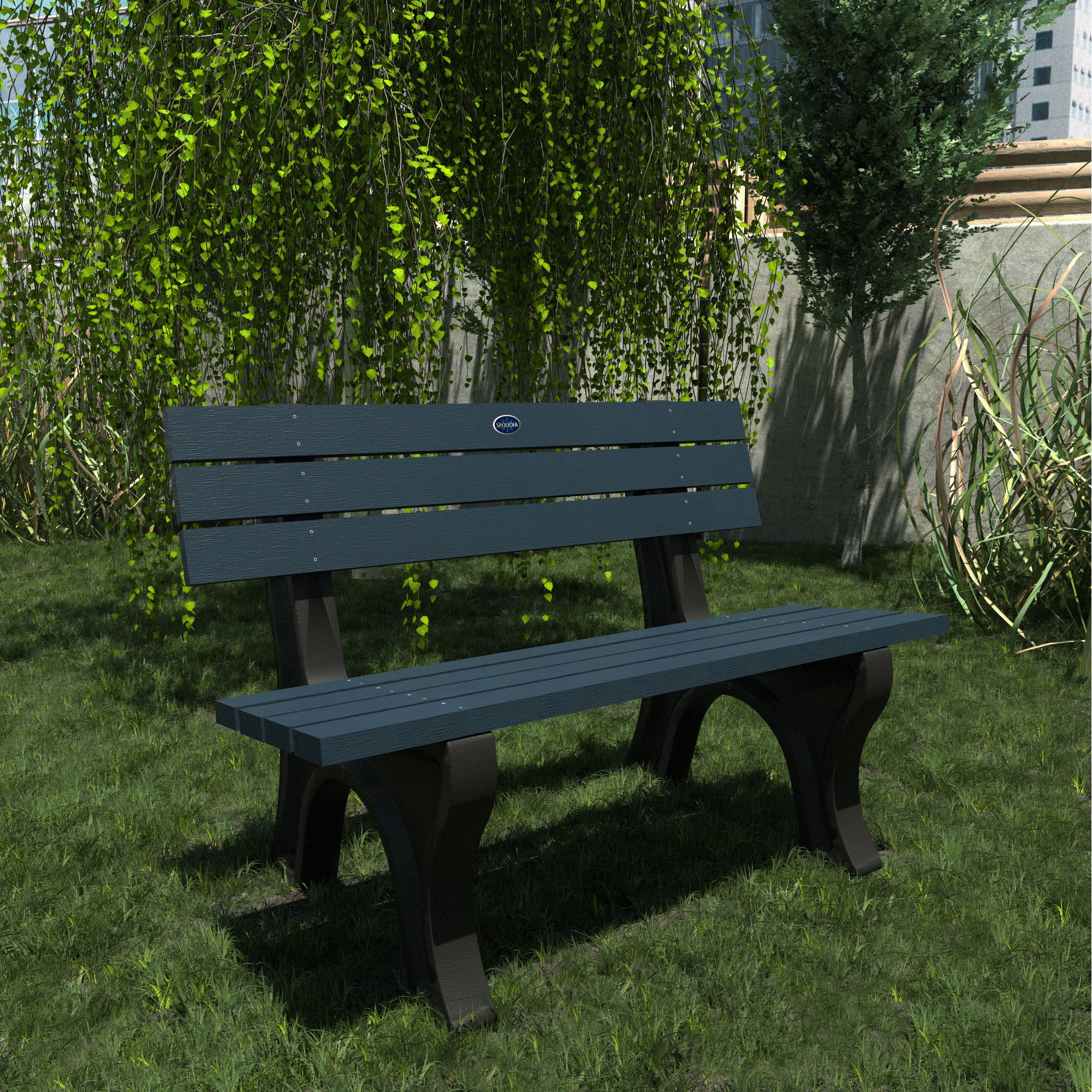 Sequoia Professional Aurora Traditional Park Bench 4ft.