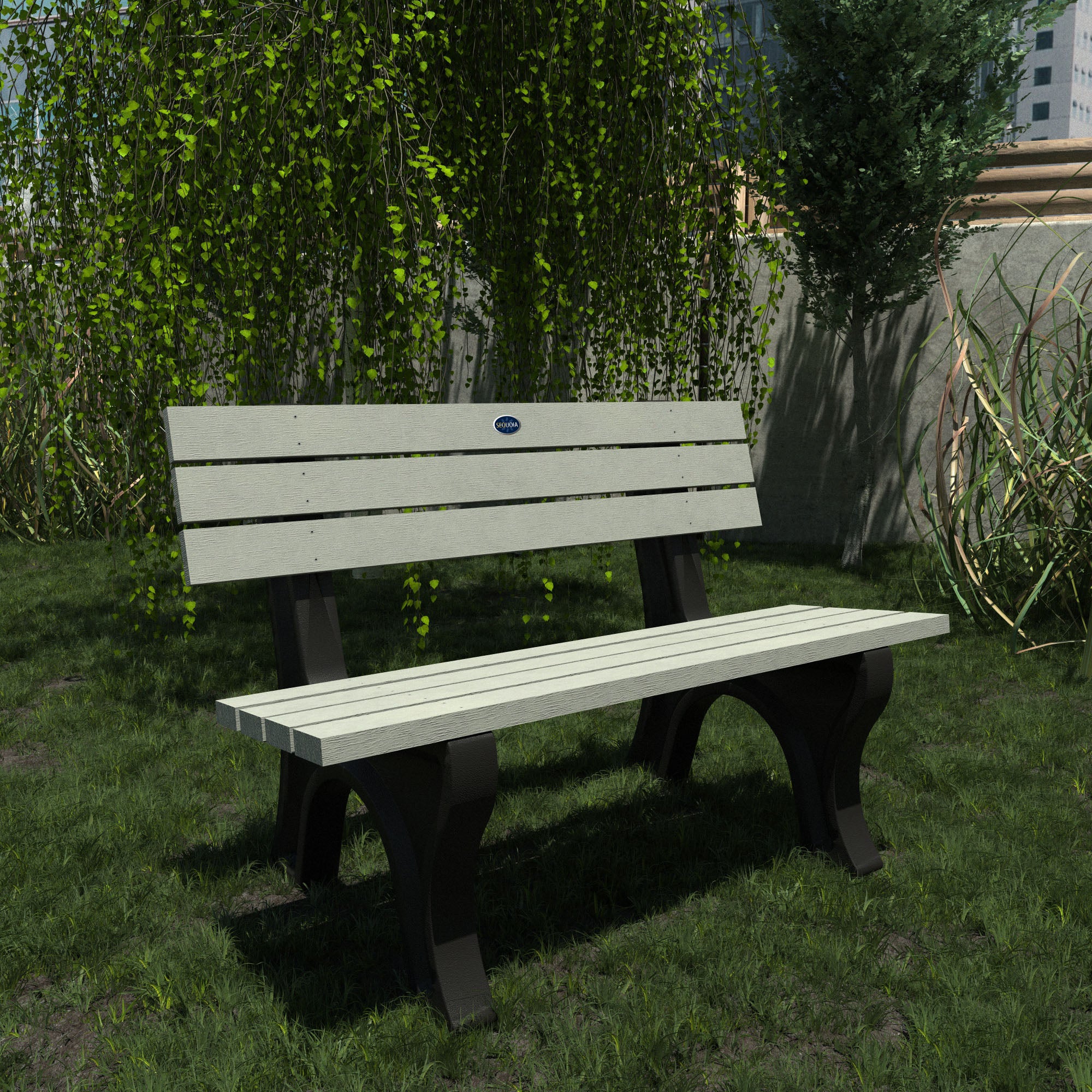 Sequoia Professional Aurora Traditional Park Bench 4ft.