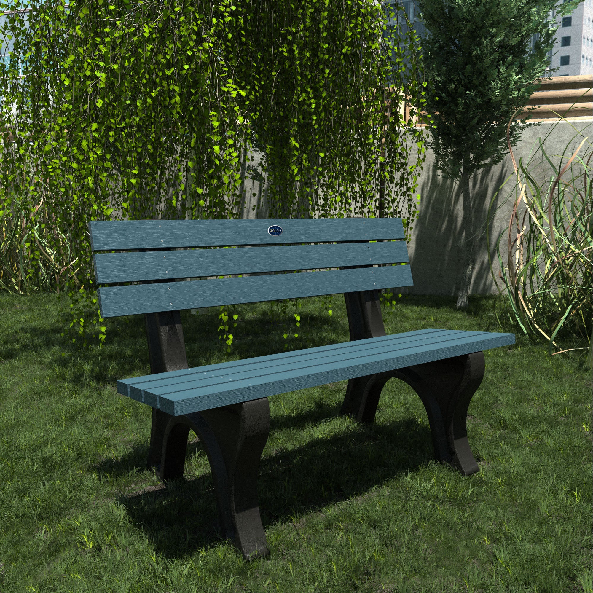 Sequoia Professional Aurora Traditional Park Bench 4ft.