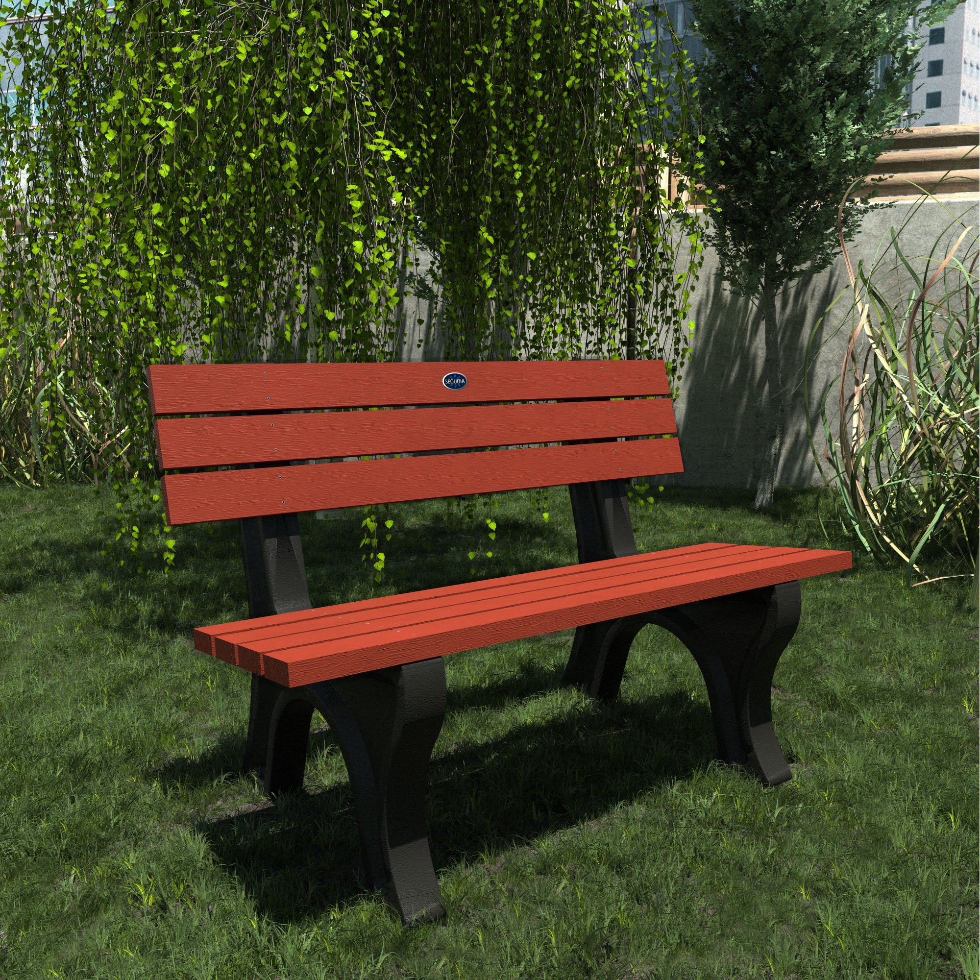 Sequoia Professional Aurora Traditional Park Bench 4ft.