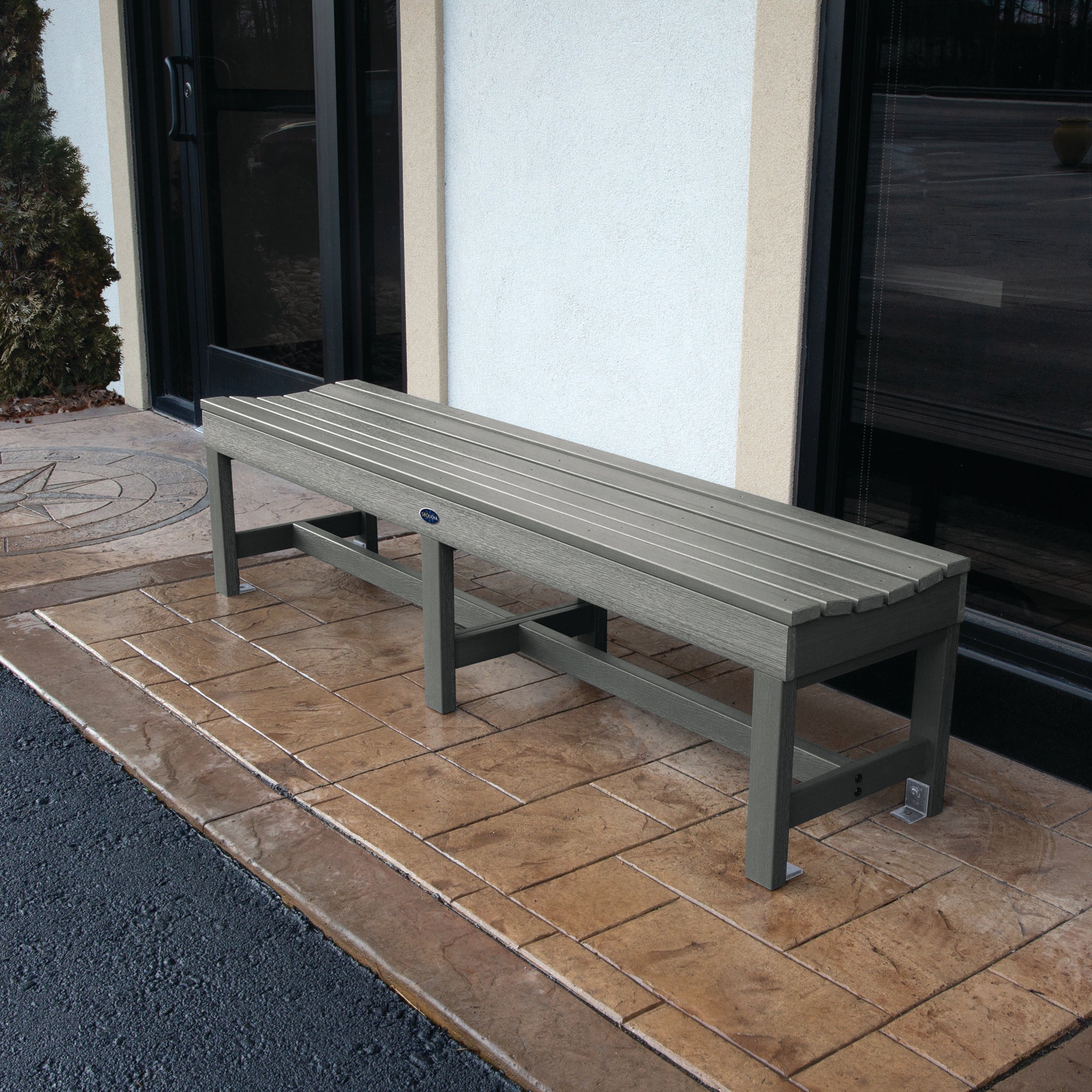 Sequoia Professional Blue Ridge Commercial Grade Backless Bench 6ft.