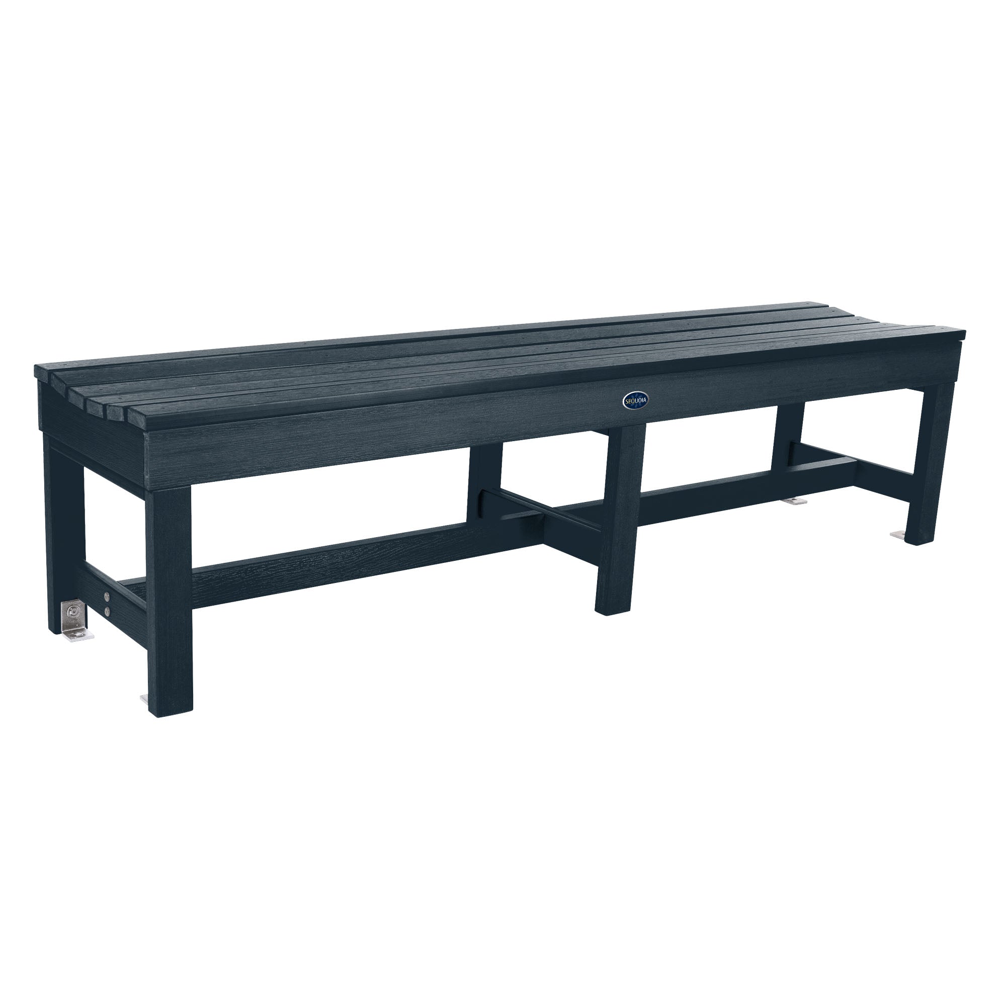 Sequoia Professional Blue Ridge Commercial Grade Backless Bench 6ft.