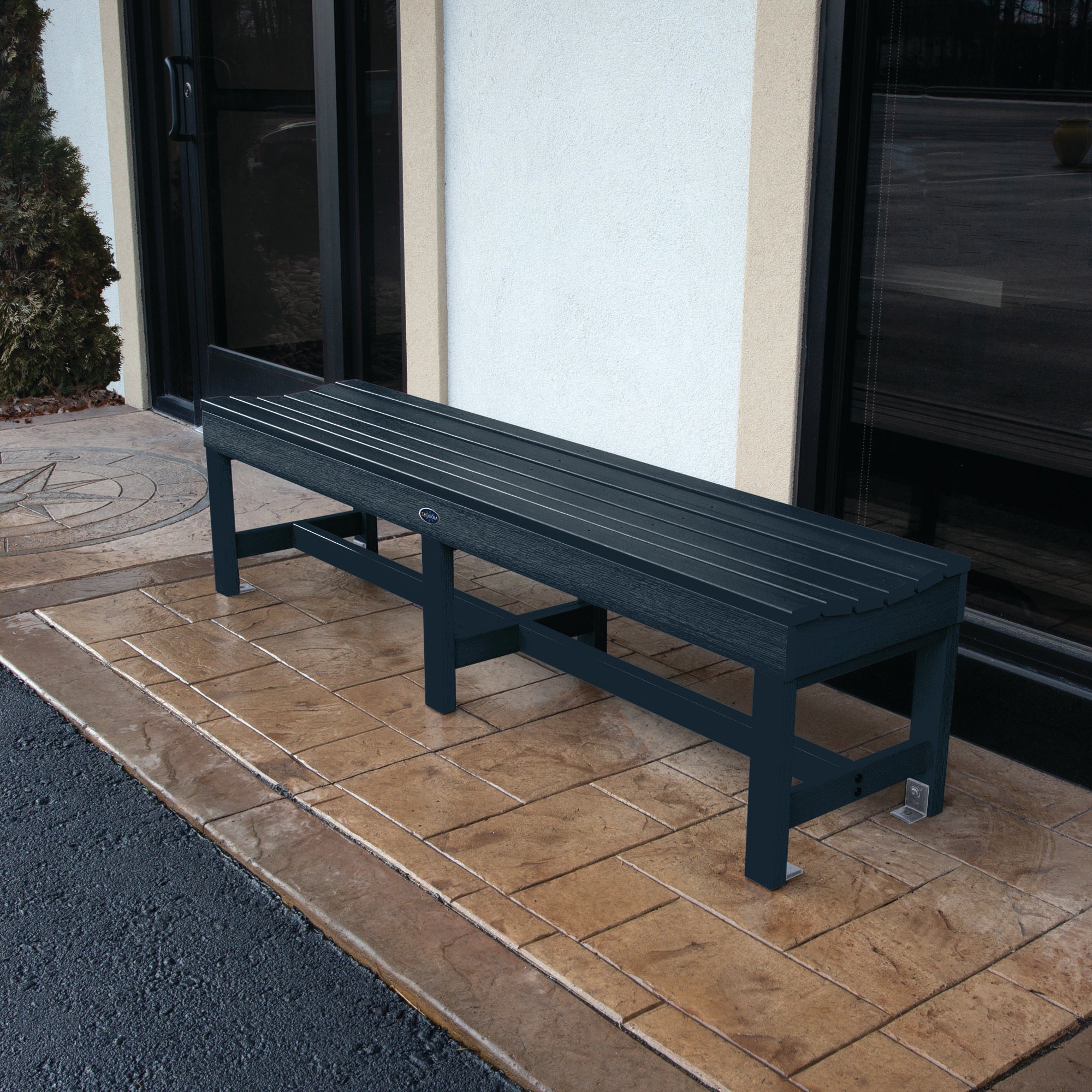 Sequoia Professional Blue Ridge Commercial Grade Backless Bench 6ft.